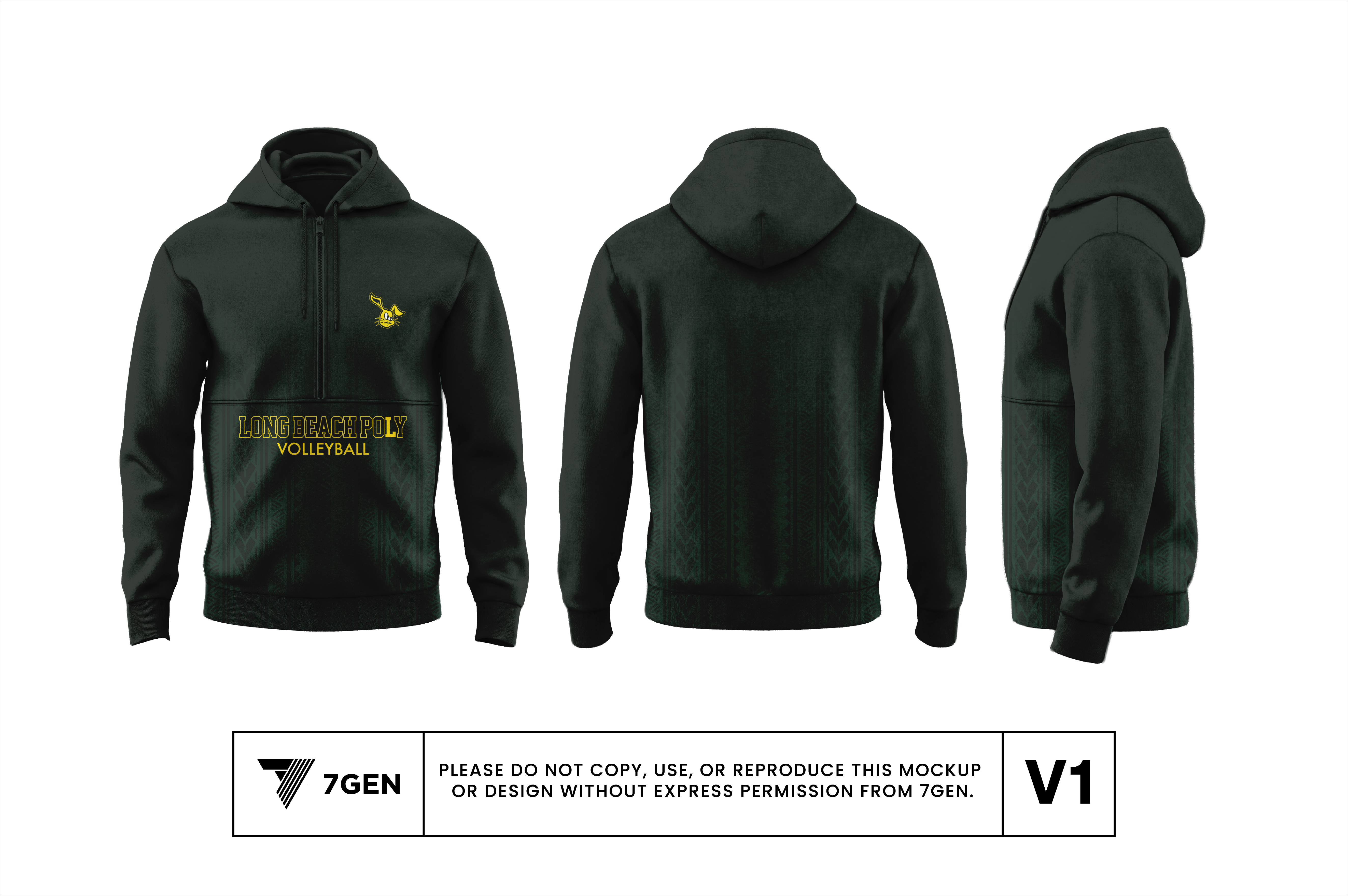 Fan Gear 1/2 Zip Hoodie