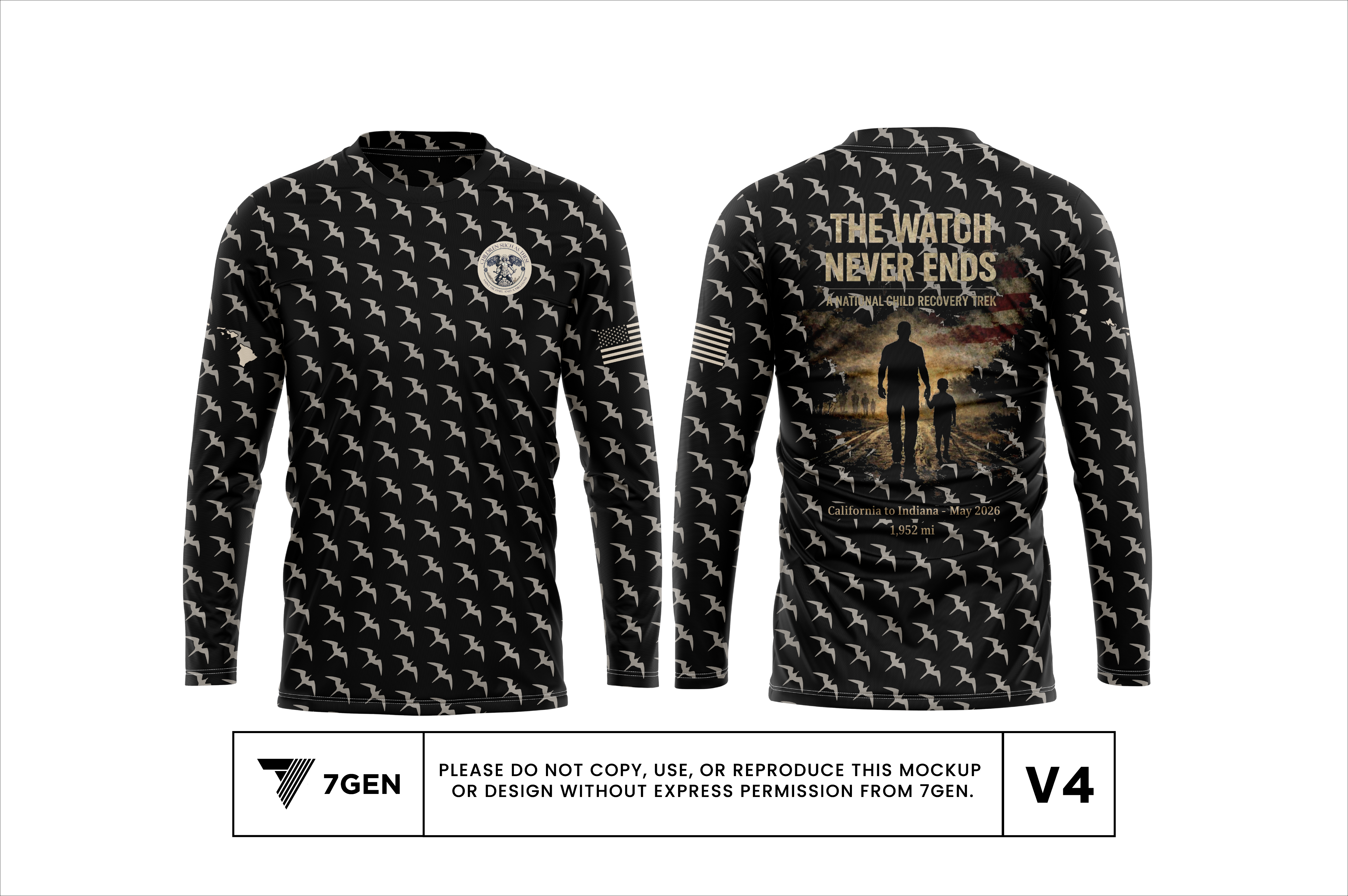 Unisex Long Sleeve Shirt - V4