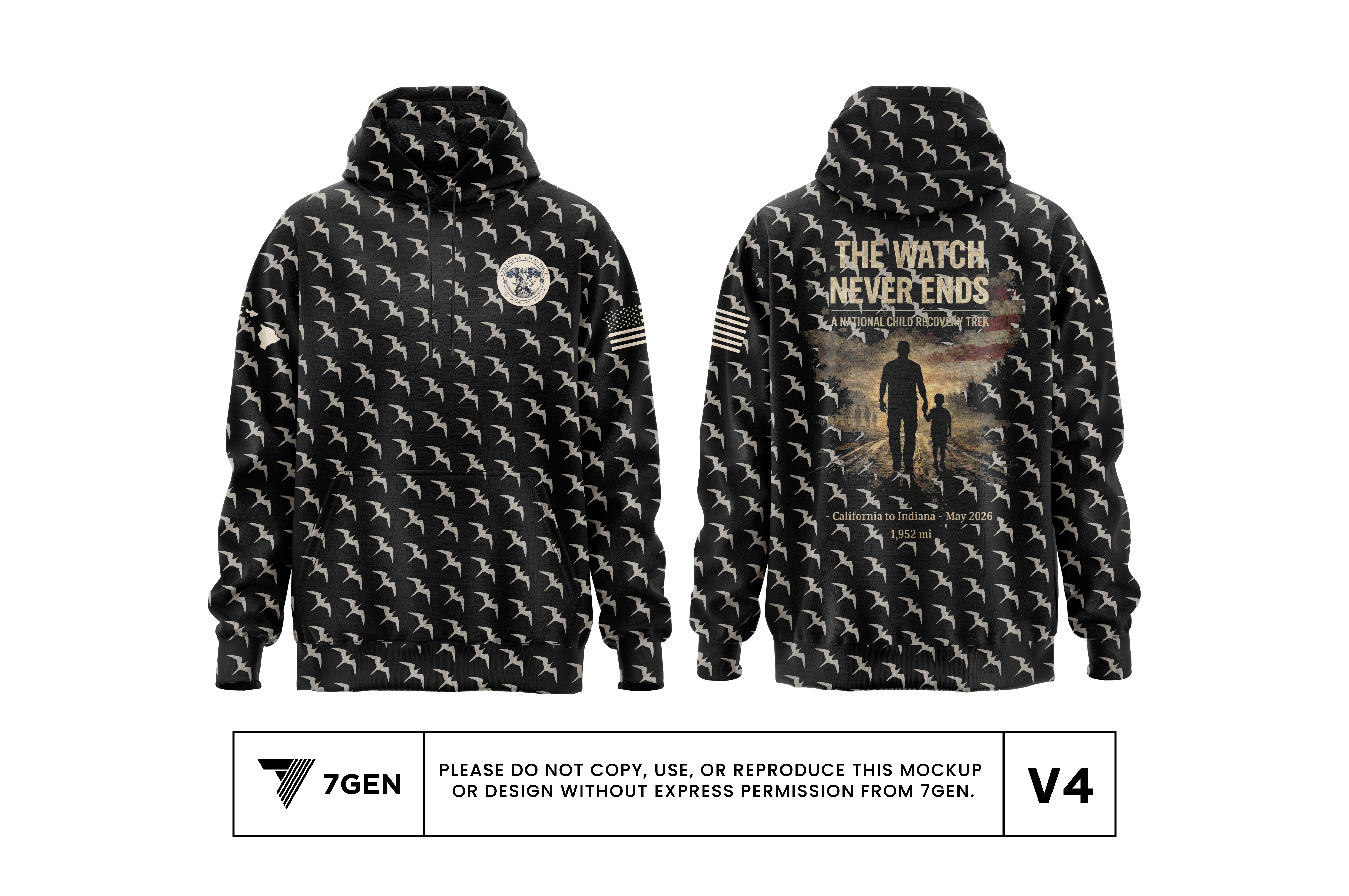 Unisex Pullover Hoodie - V4