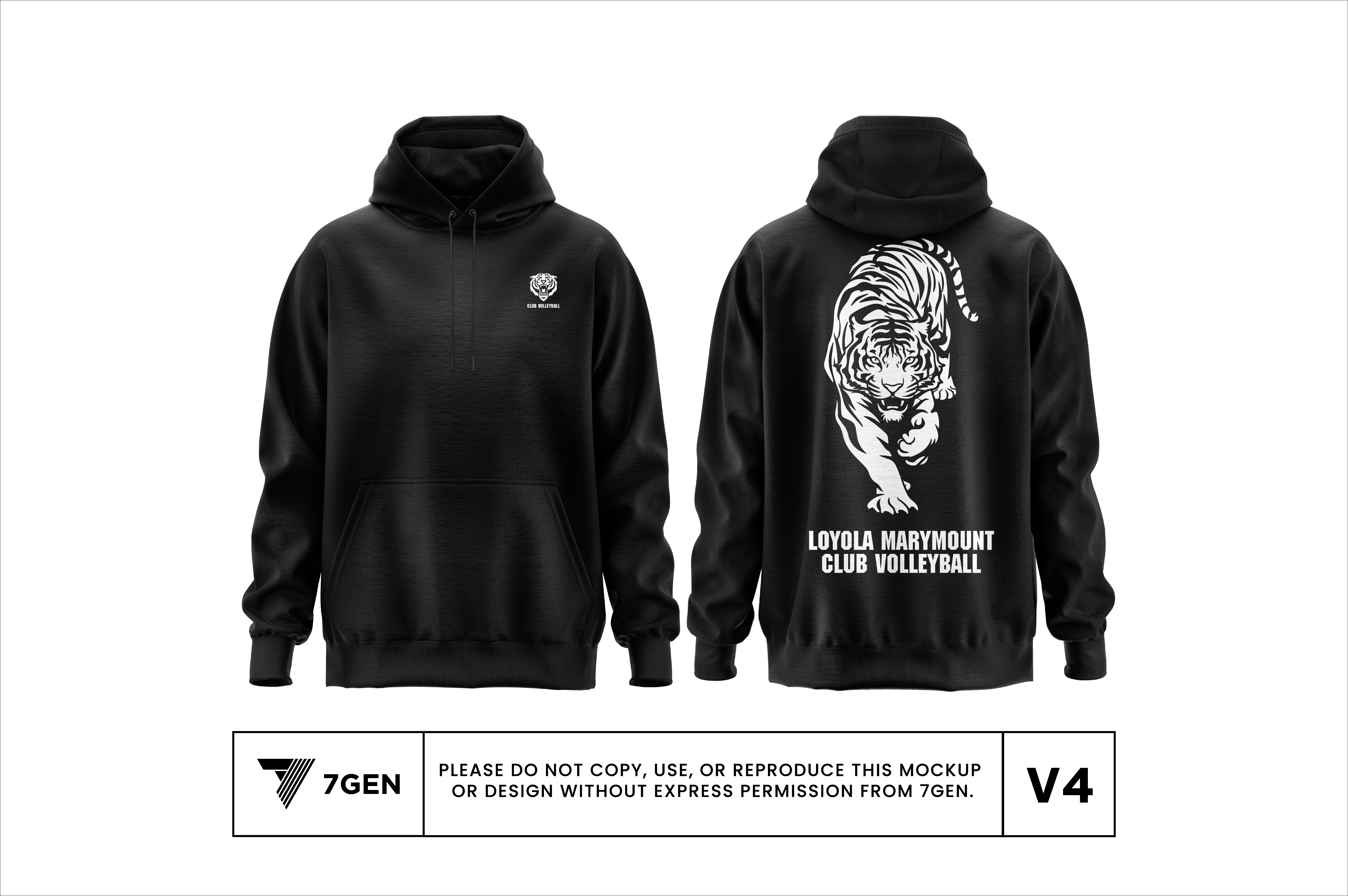 Unisex Pullover Hoodie - Lion