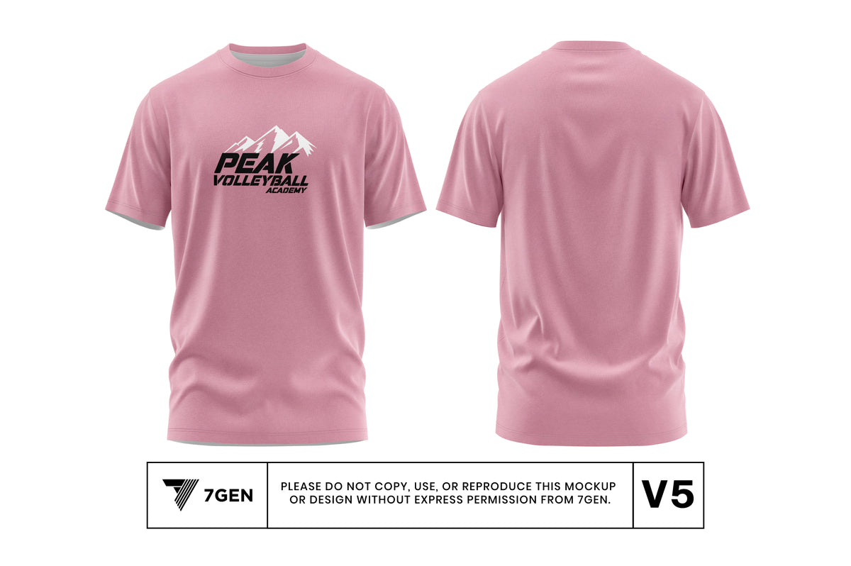 SS Pink (White/Black Logo) - New Tri-Blend Fabric