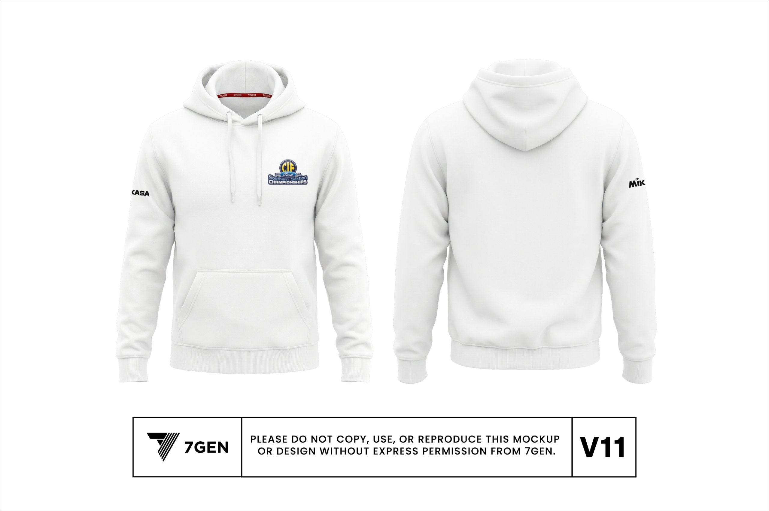 Unisex Pullover Hoodie - White