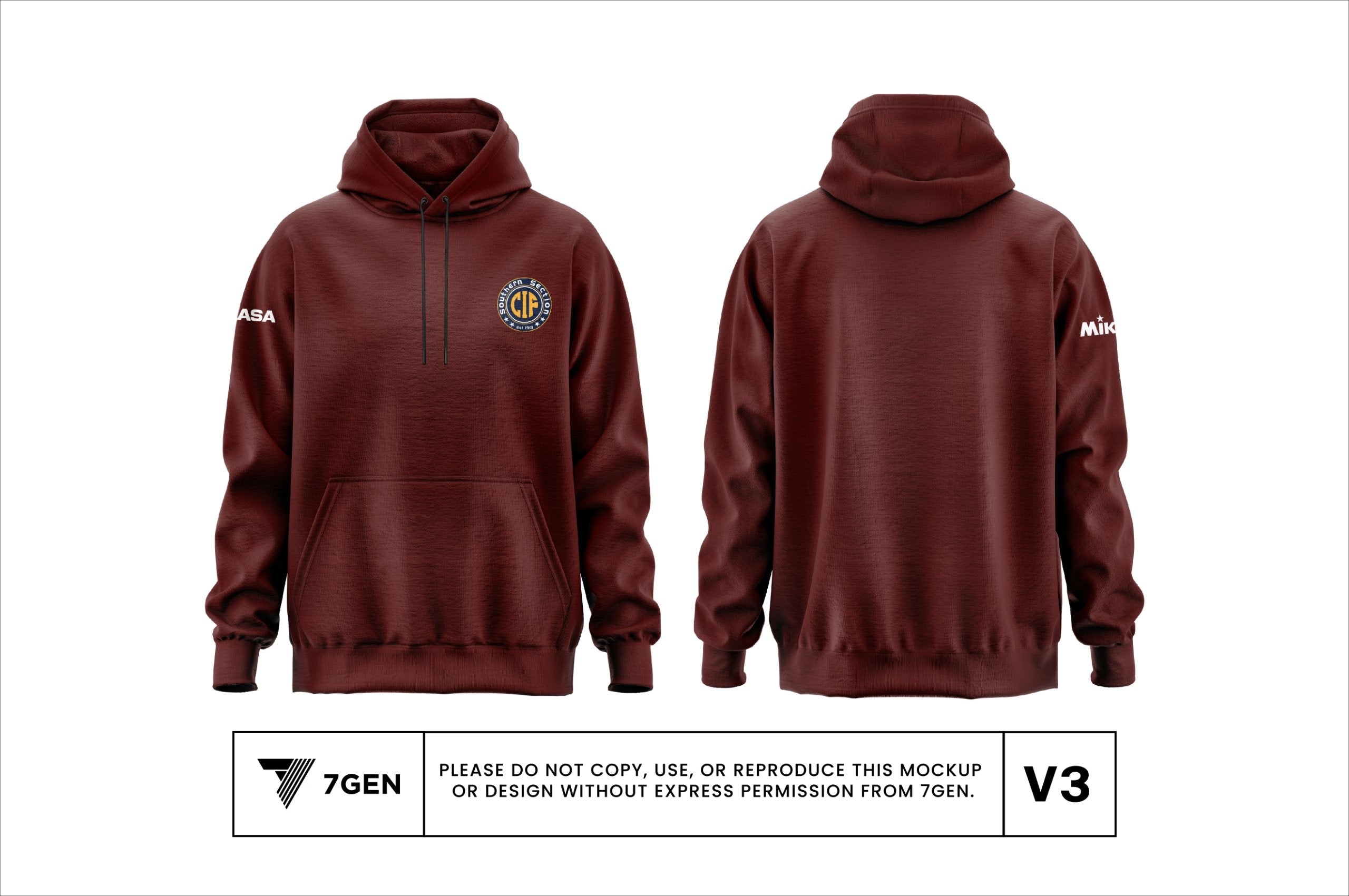 Unisex Pullover Hoodie - Maroon