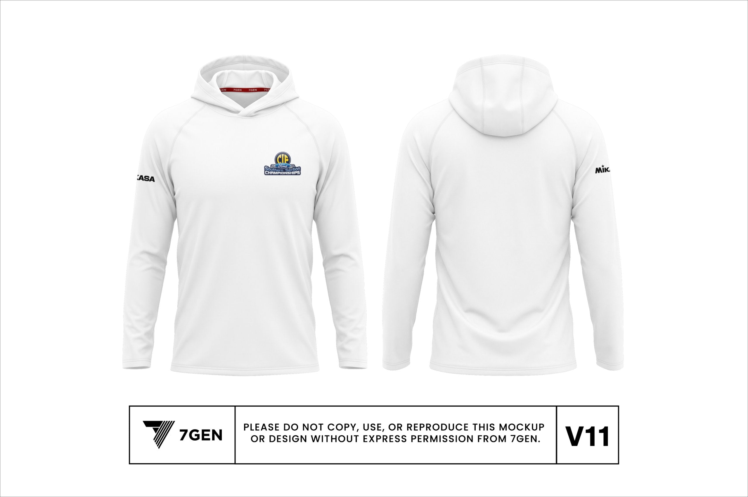 Hooded LS - White