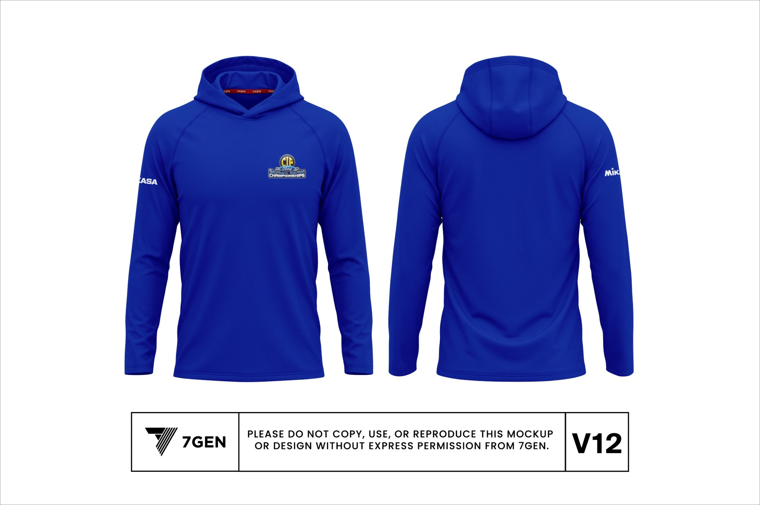 Hooded LS - Blue
