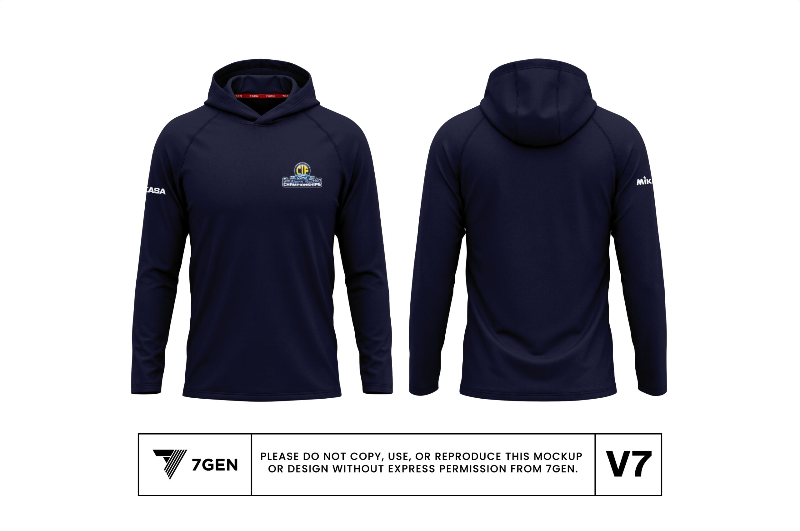 Hooded LS - Dark Blue