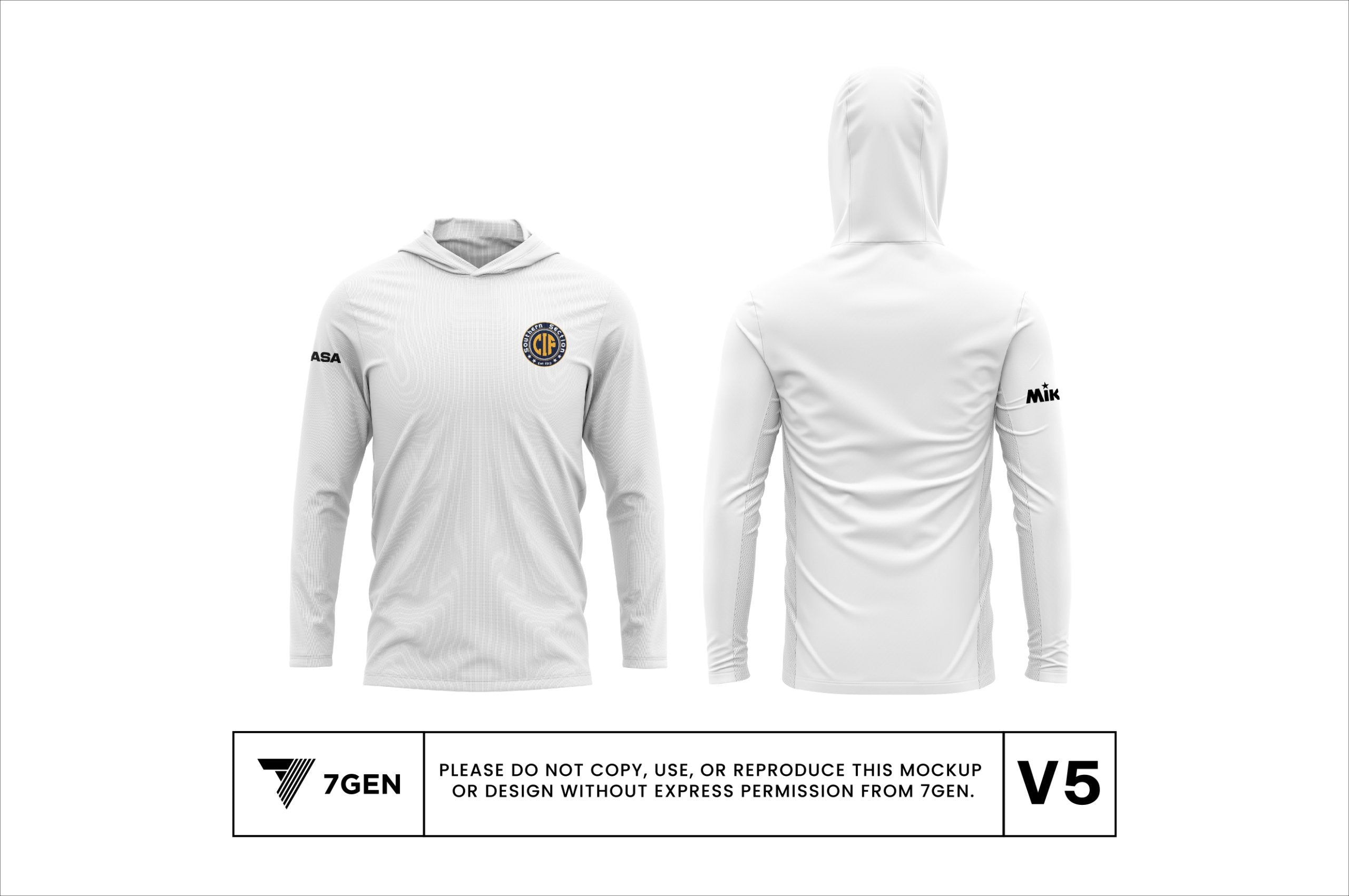 Hooded LS - White