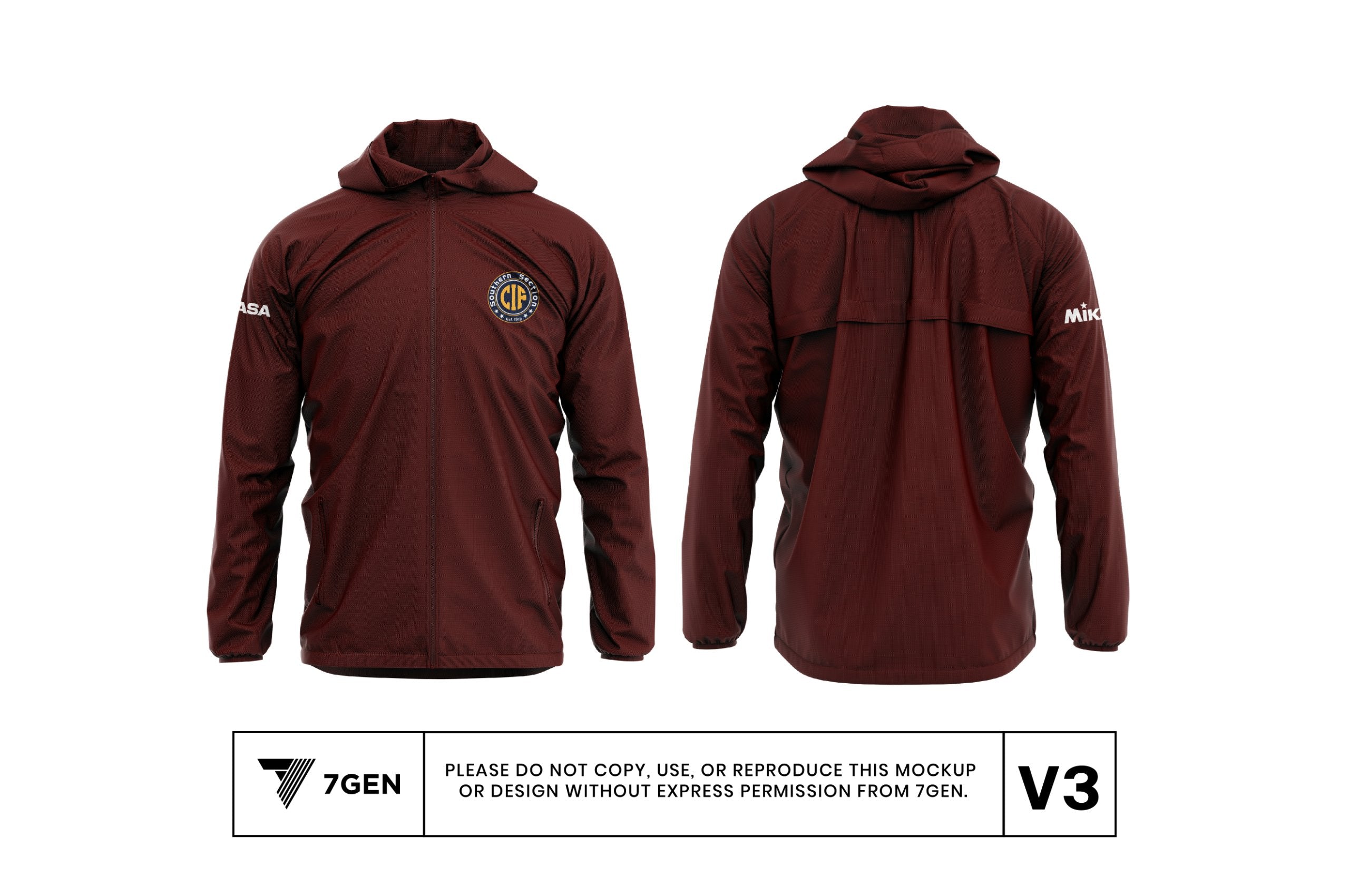 Storm Jacket - Maroon