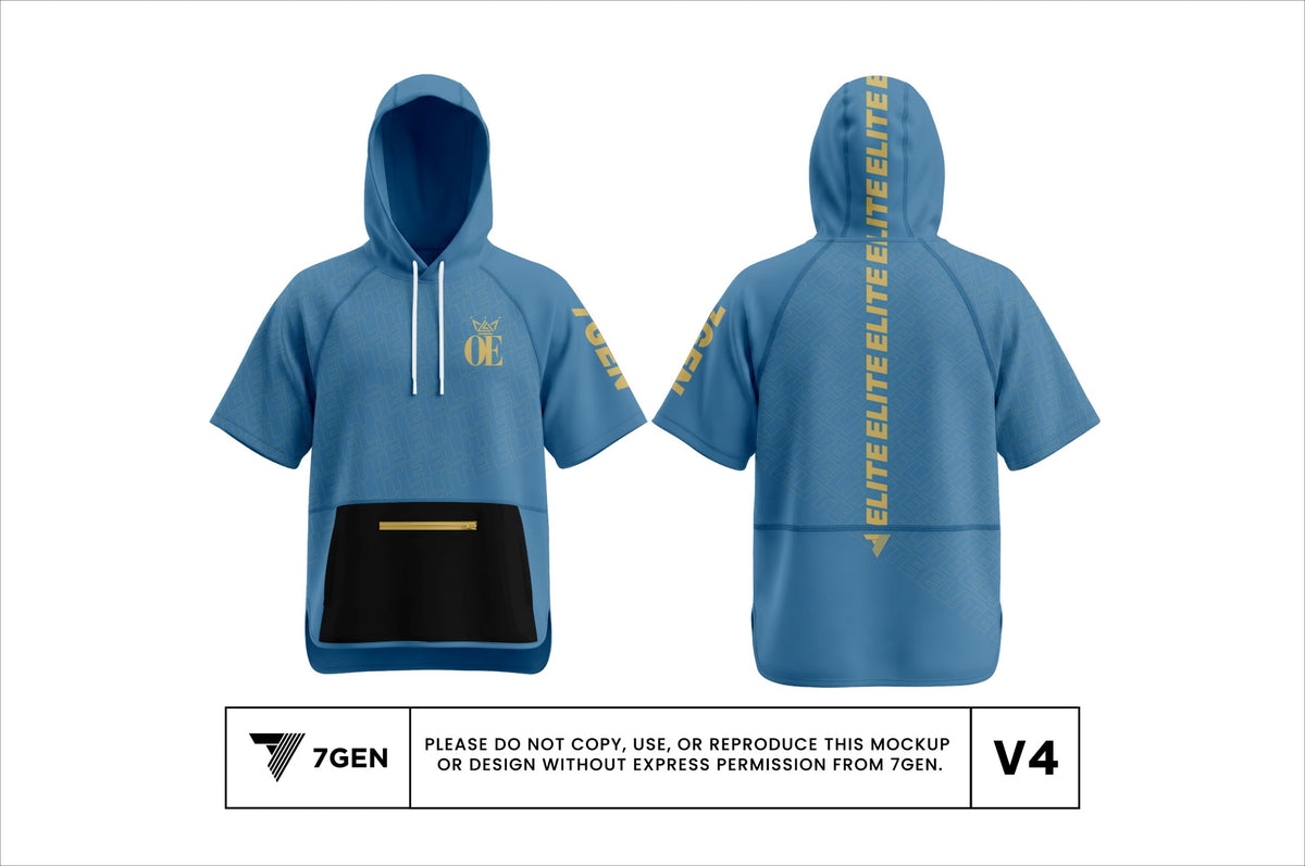 Blue SS Training Hoodie