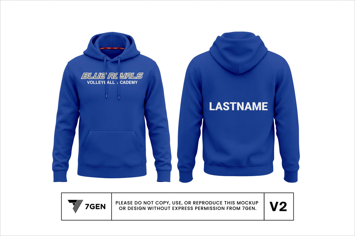 Unisex Hoodie (Cotton - Royal Blue)