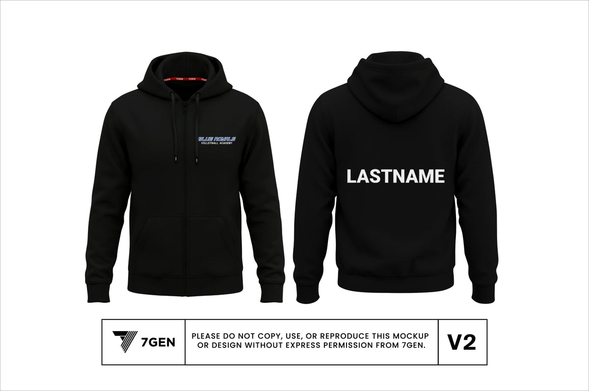 Full Zip Hoodie (Lightweight - Black)