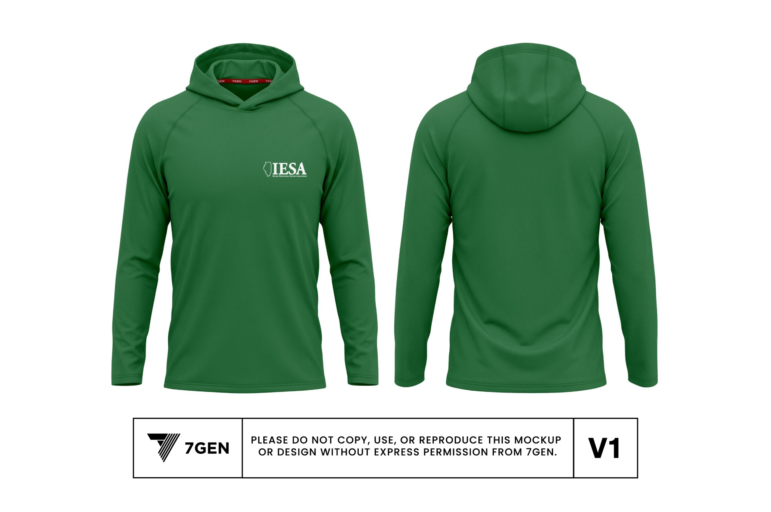 Hooded LS - Green