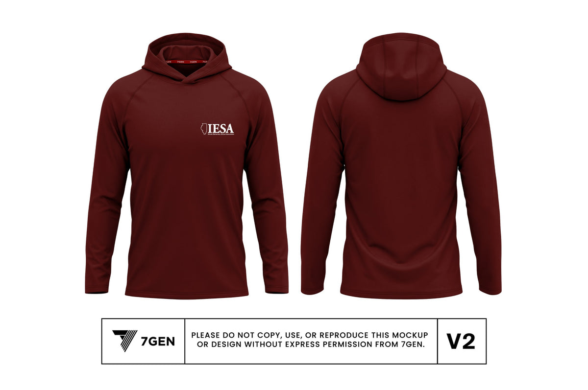 Hooded LS - Maroon