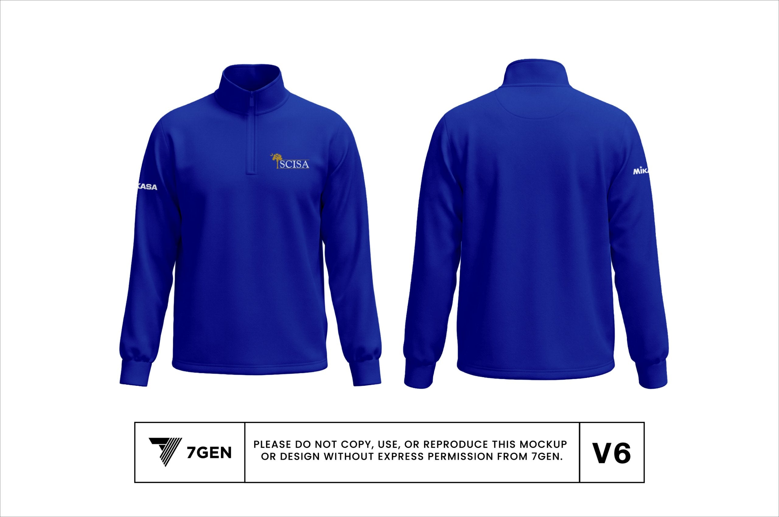 1/4 Zip - Royal Blue