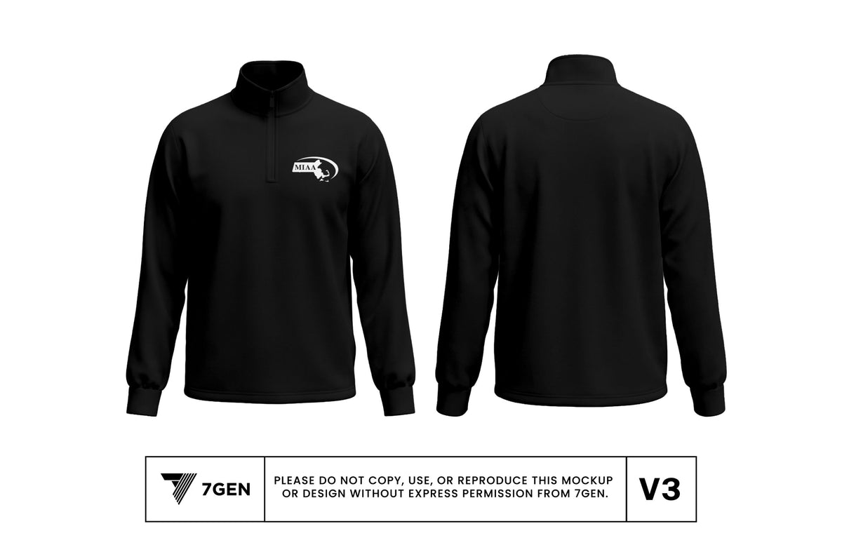 1/4 Zip - Black