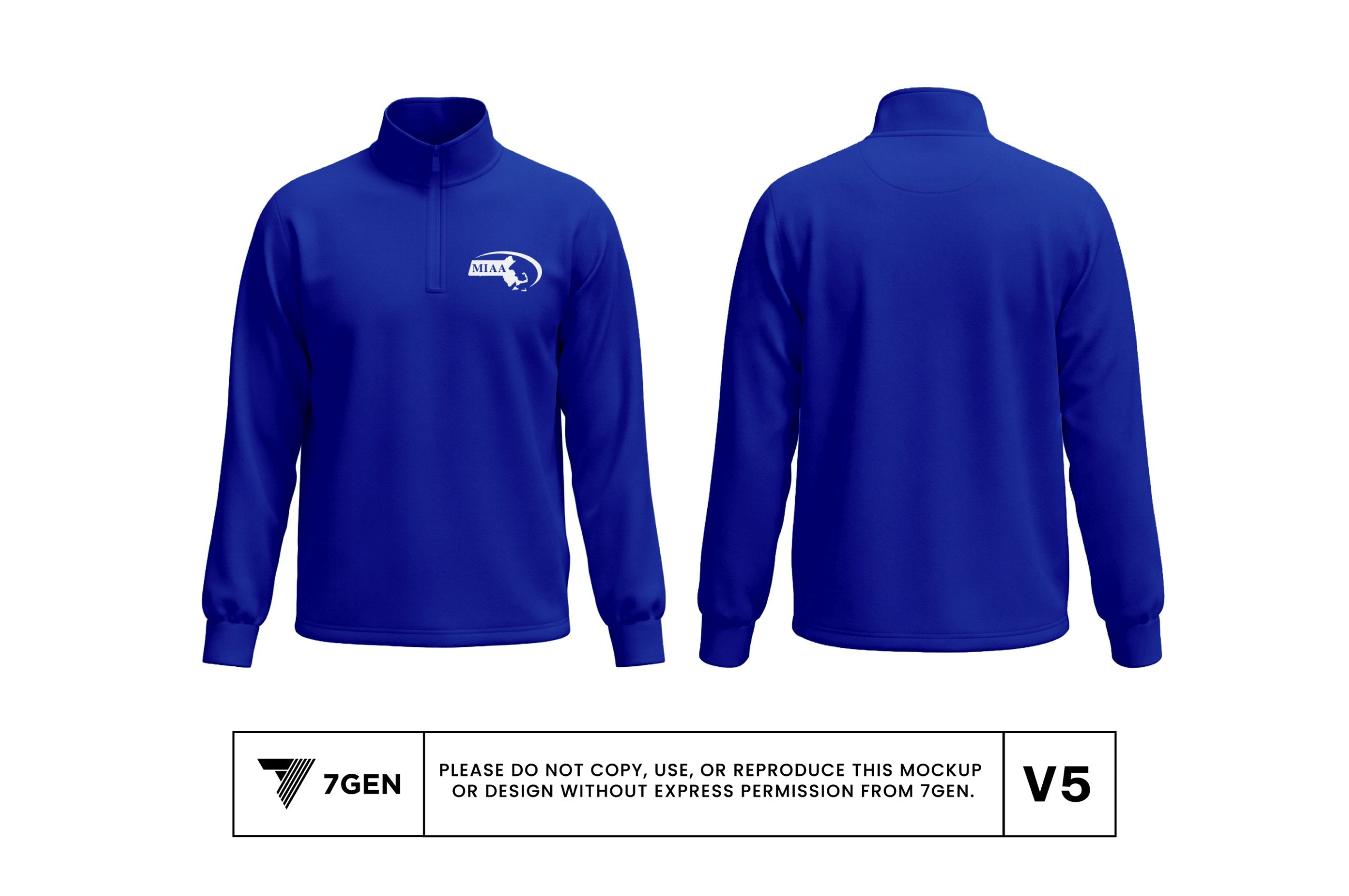 1/4 Zip - Royal Blue