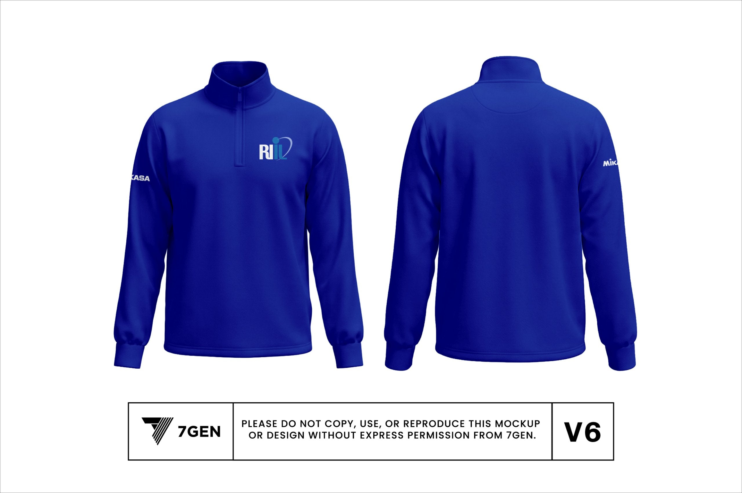 1/4 Zip - Royal Blue