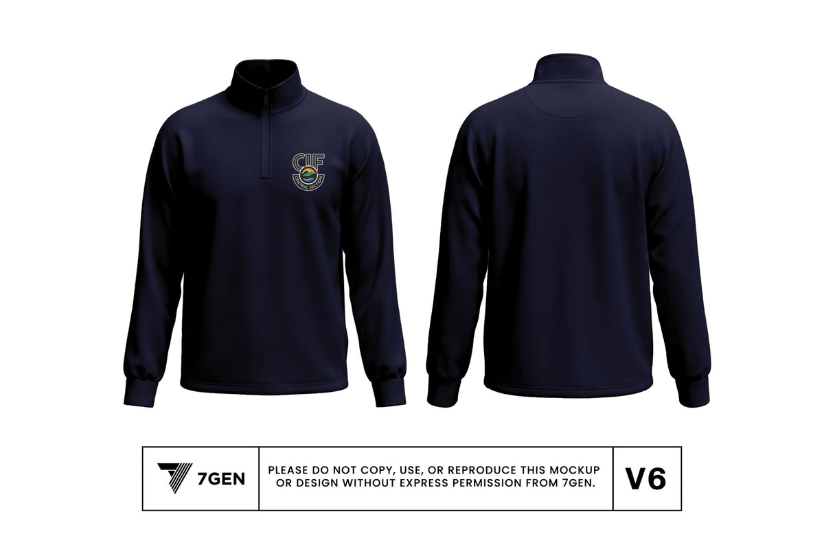 1/4 Zip - Navy Blue