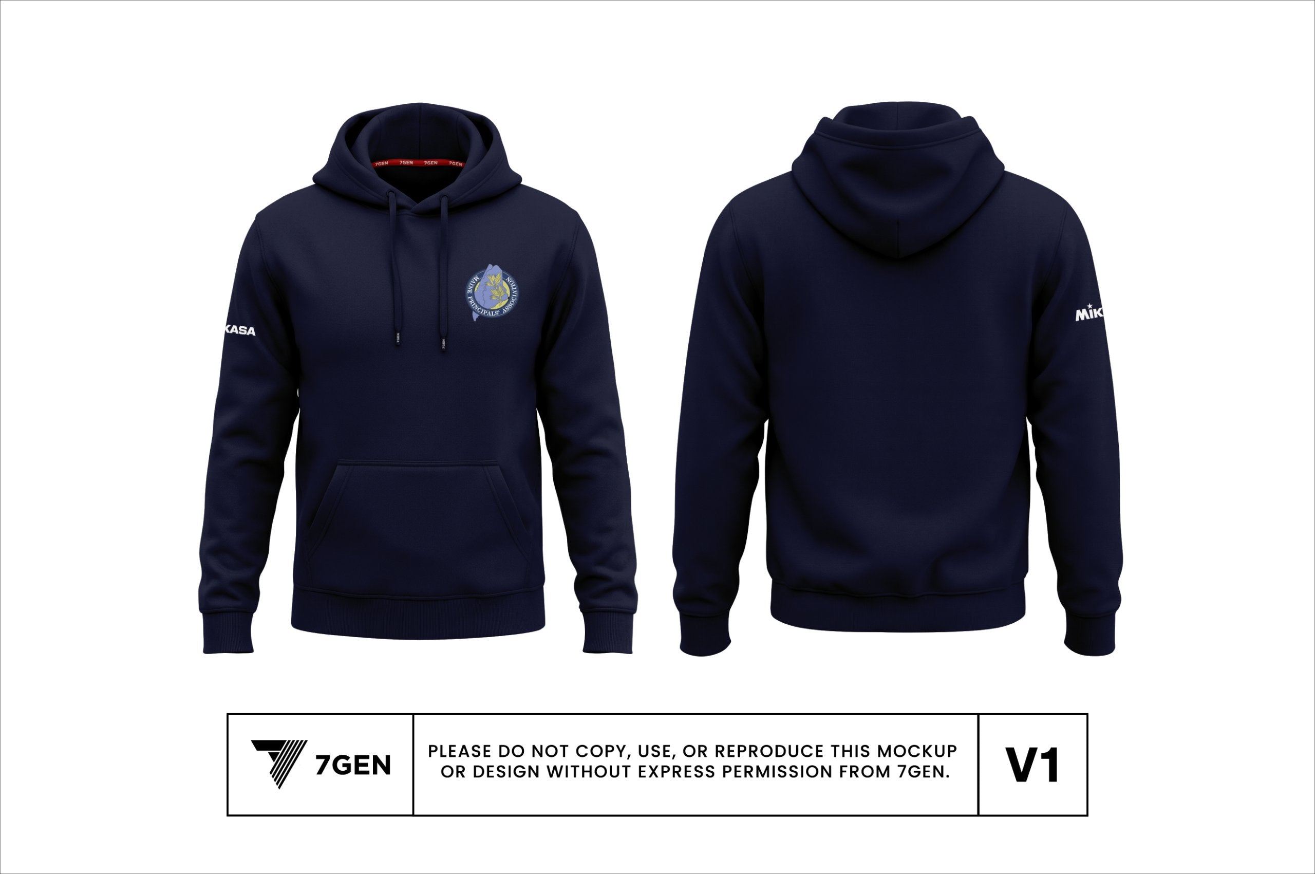 Unisex Hoodie - Navy Blue