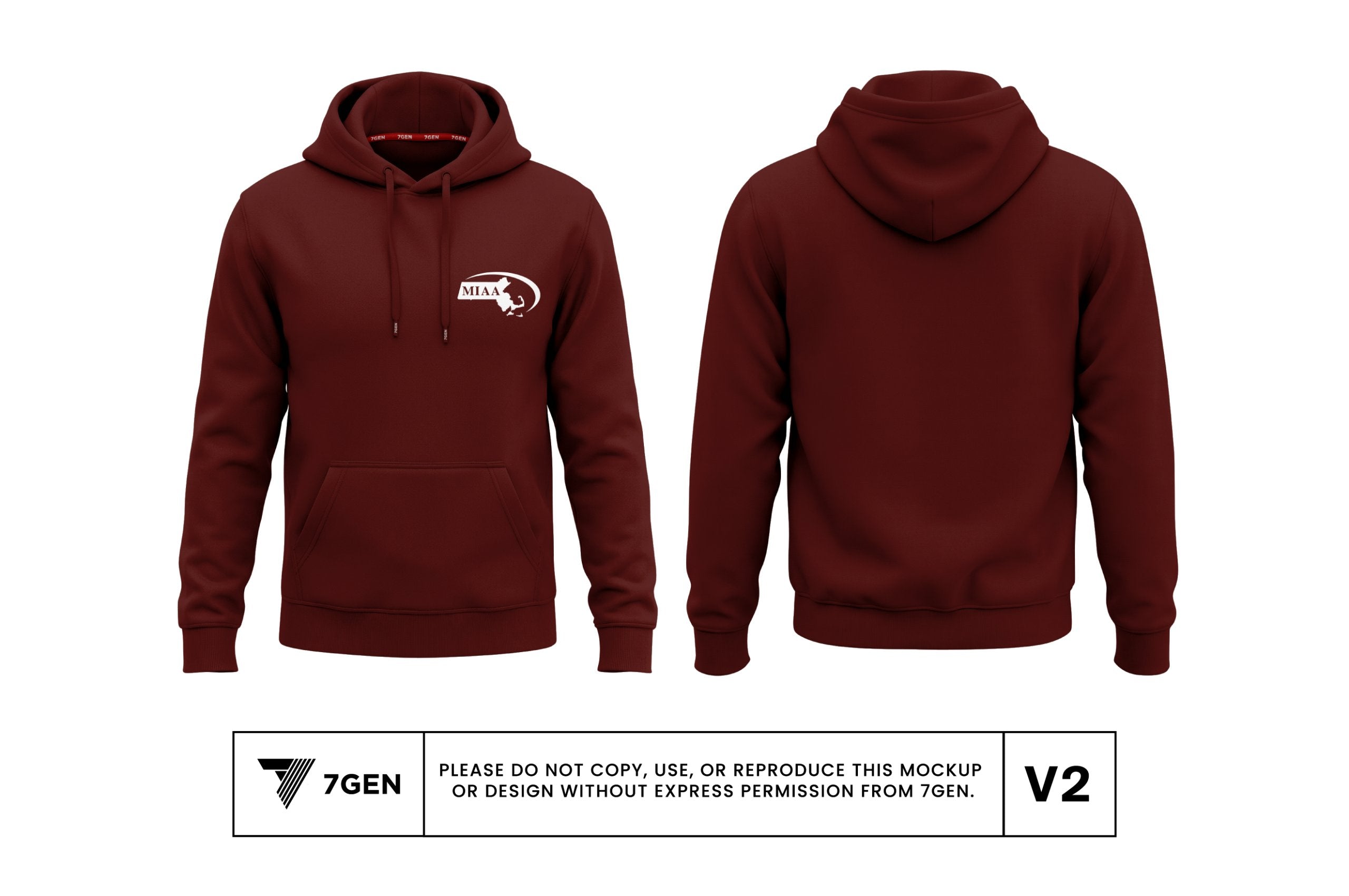Unisex Hoodie - Maroon