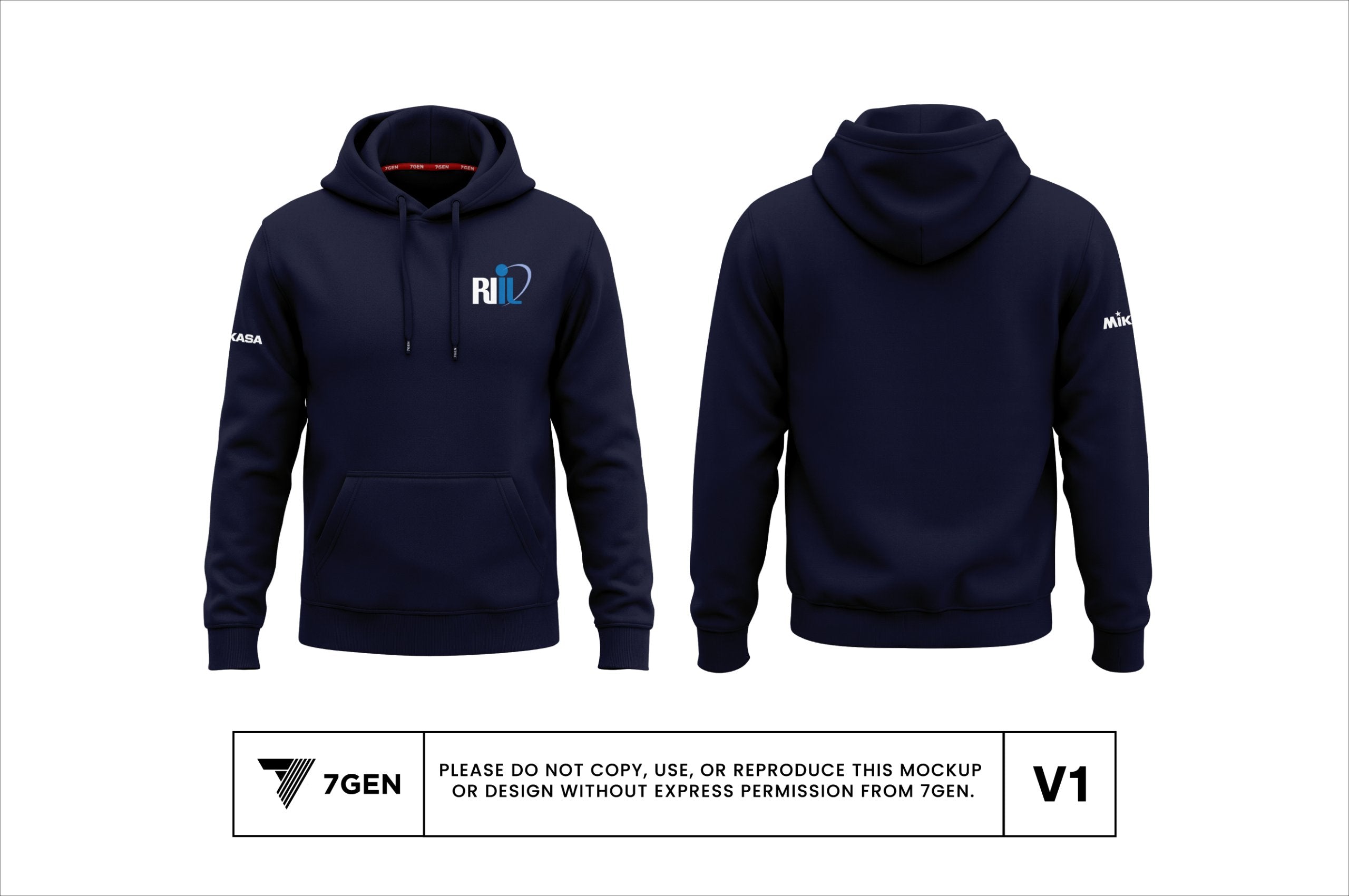 Unisex Hoodie - Navy Blue