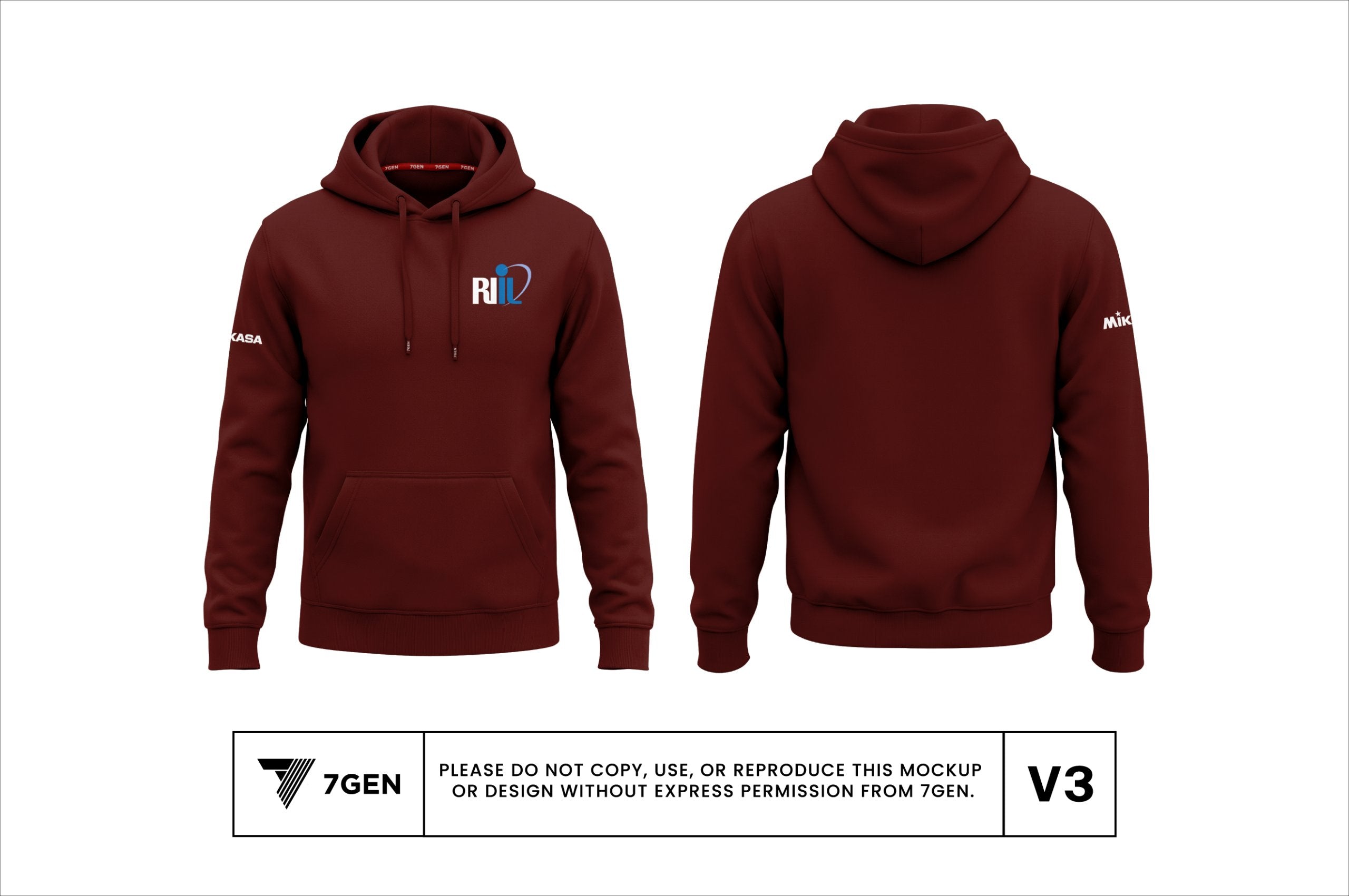 Unisex Hoodie - Maroon