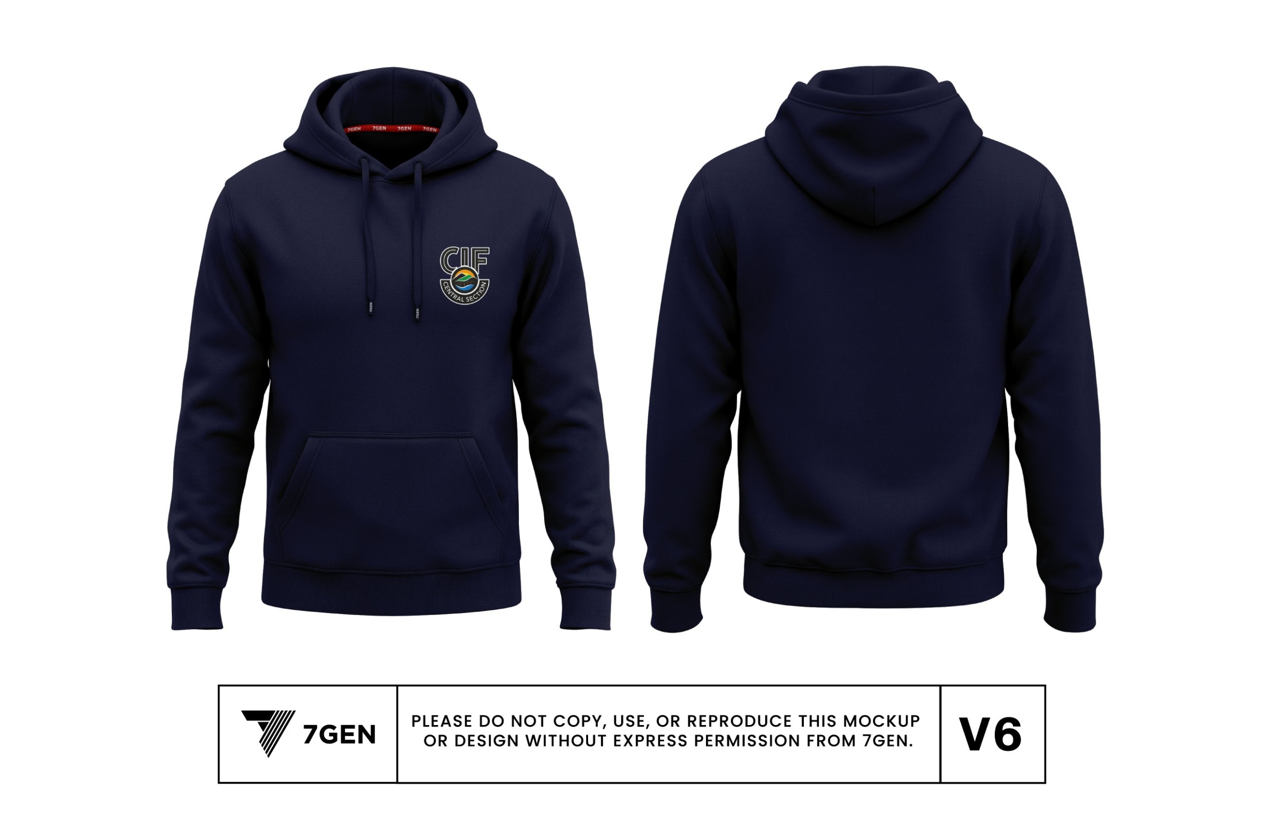 Unisex Hoodie - Navy Blue