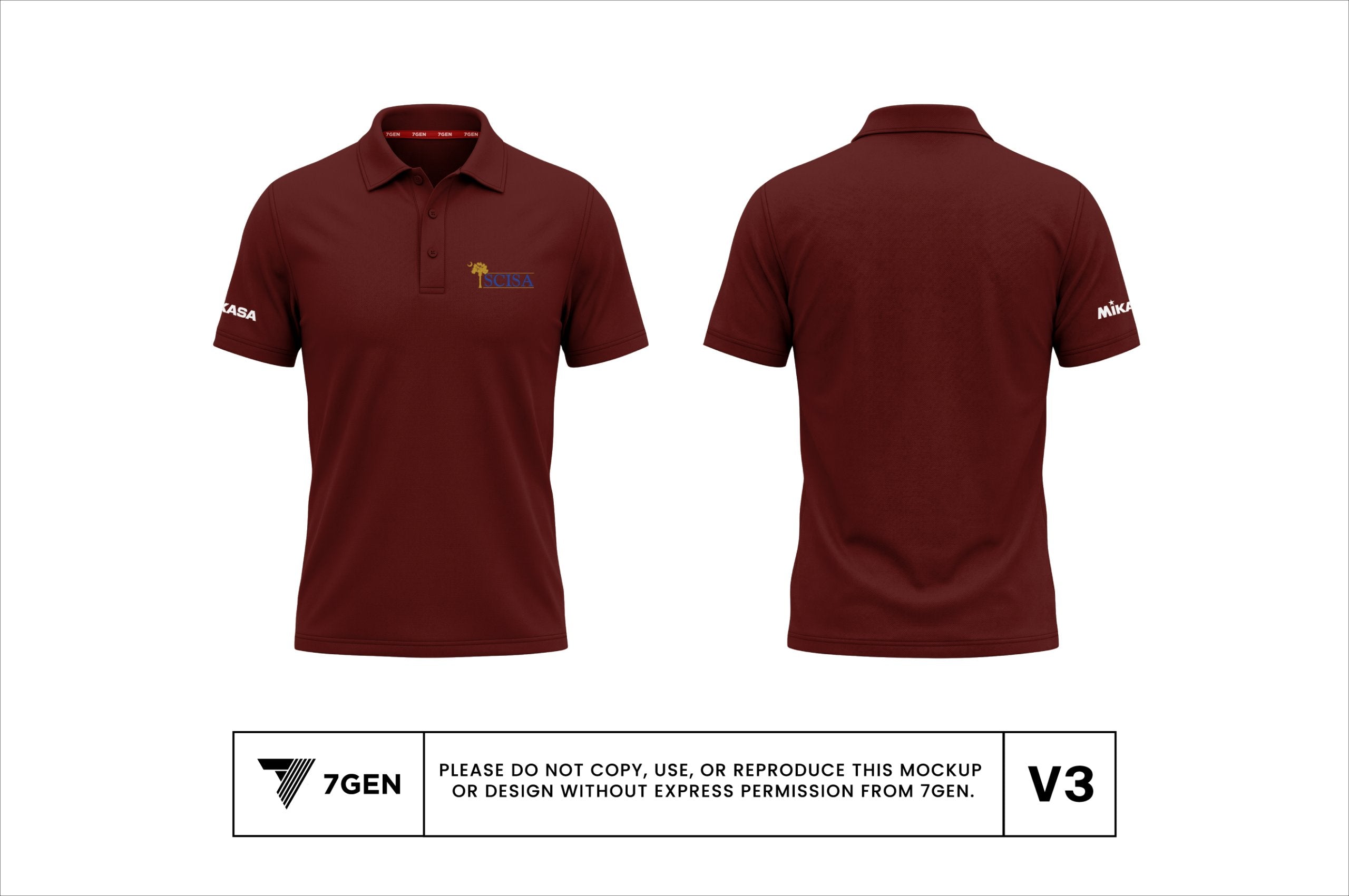 Polo - Maroon
