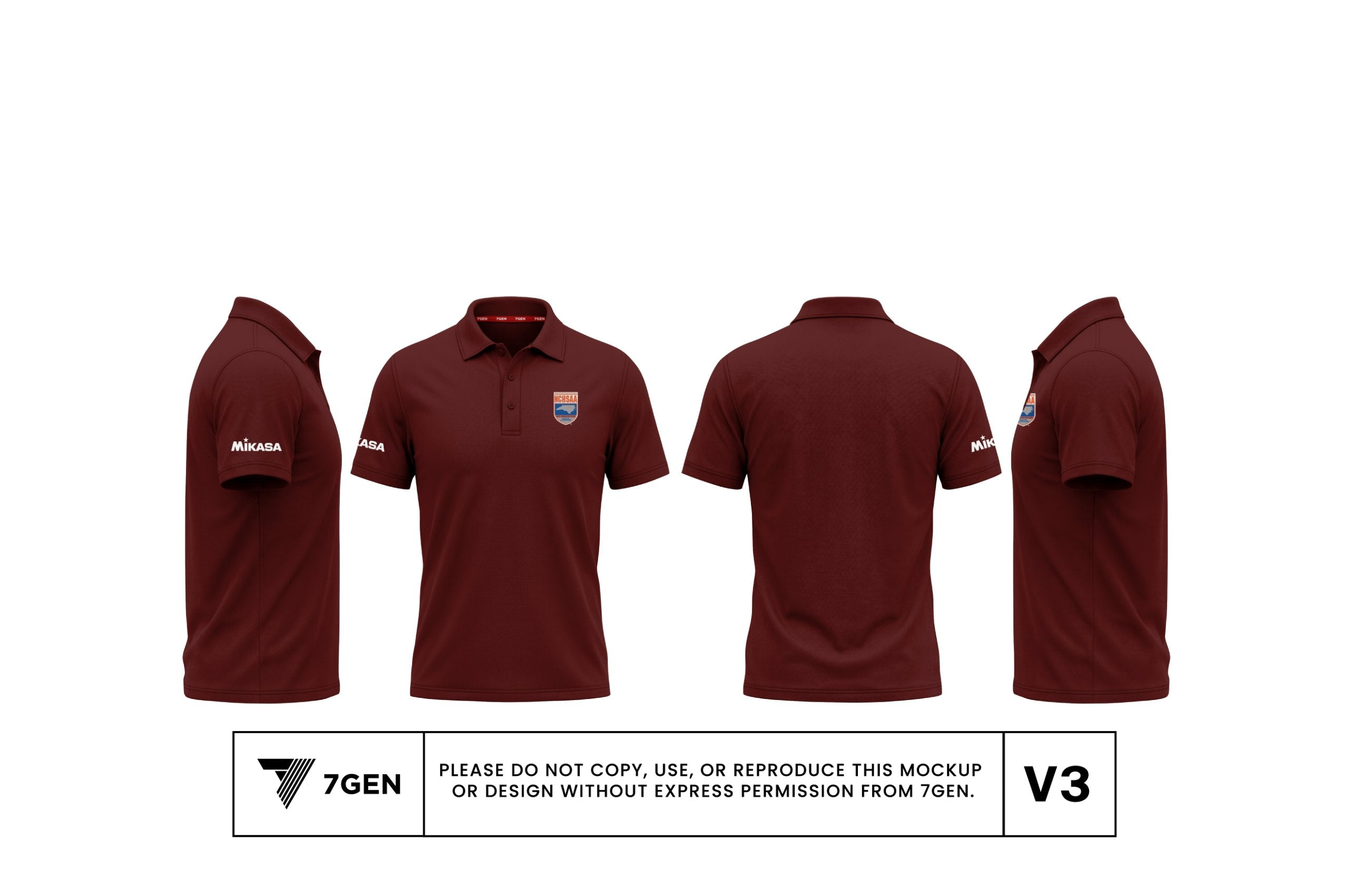 Polo - Maroon