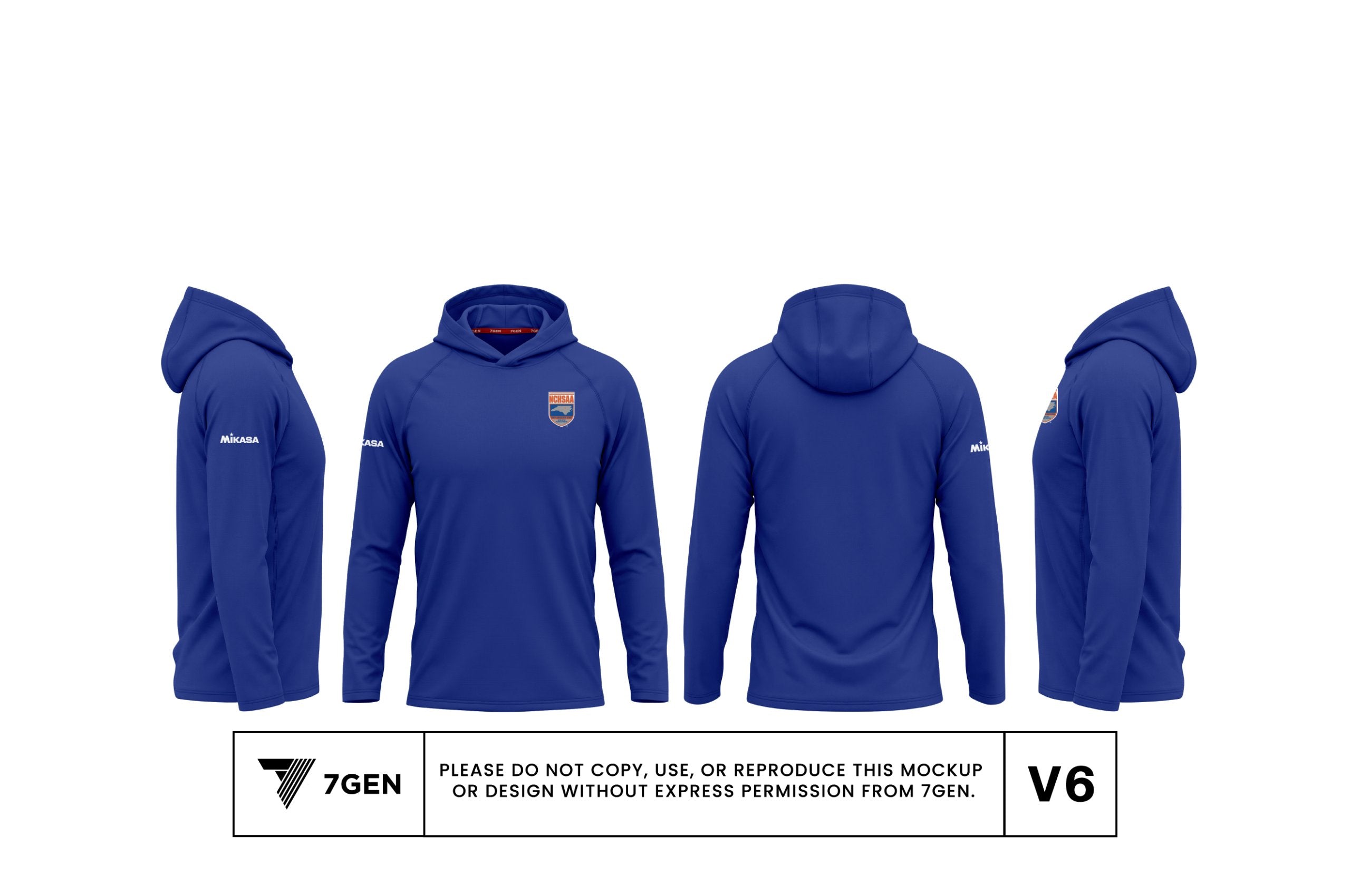 Hooded LS - Royal Blue