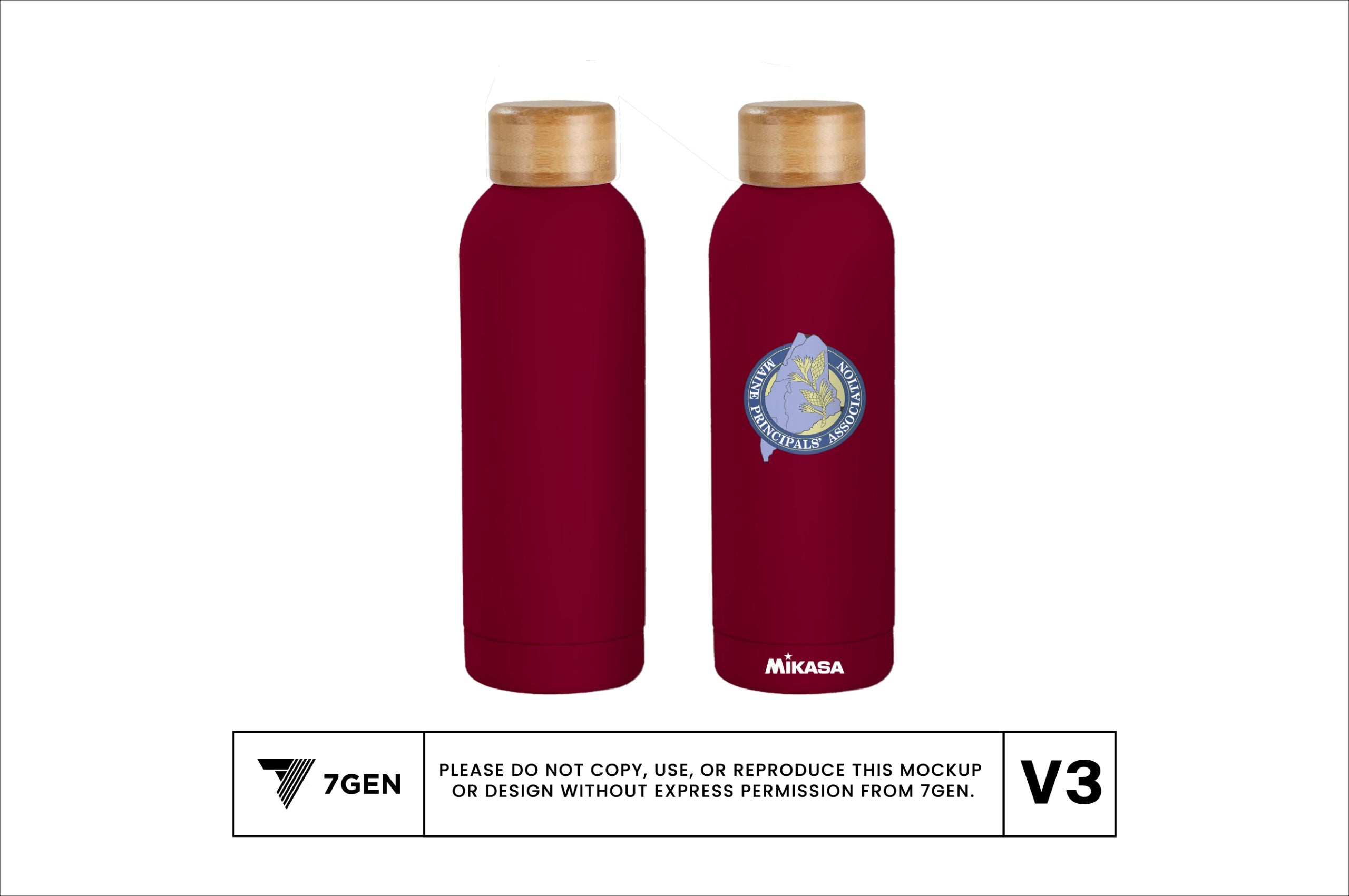 Water Bottle - Maroon