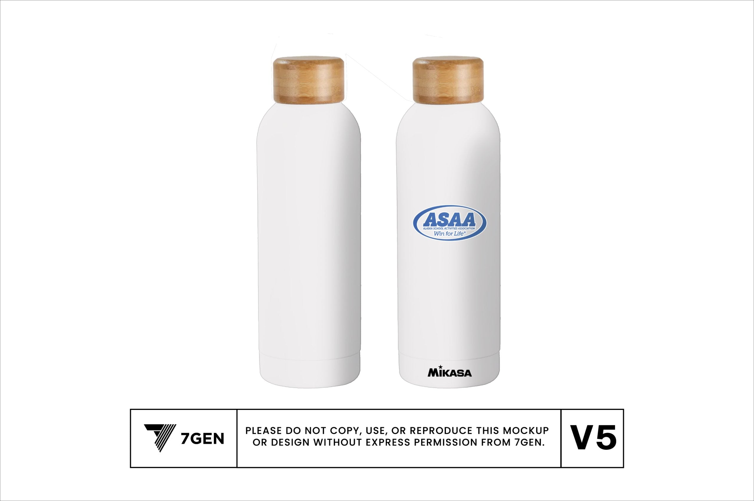 Water Bottle - White