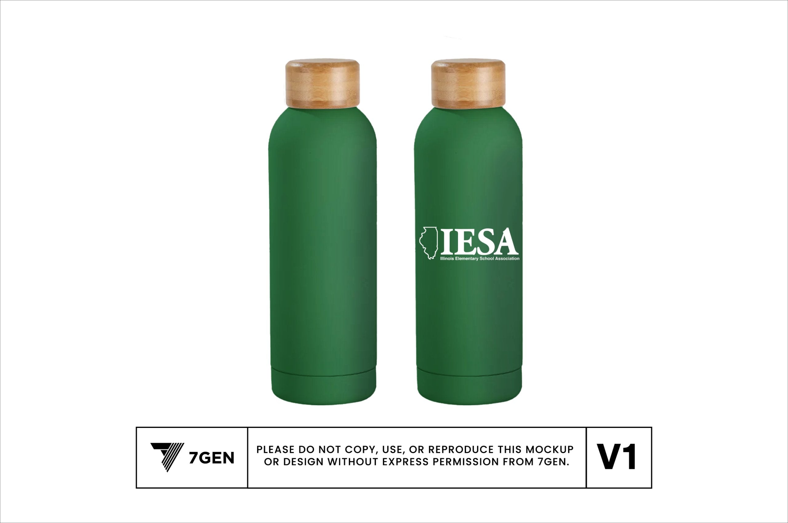 Water Bottle - Green