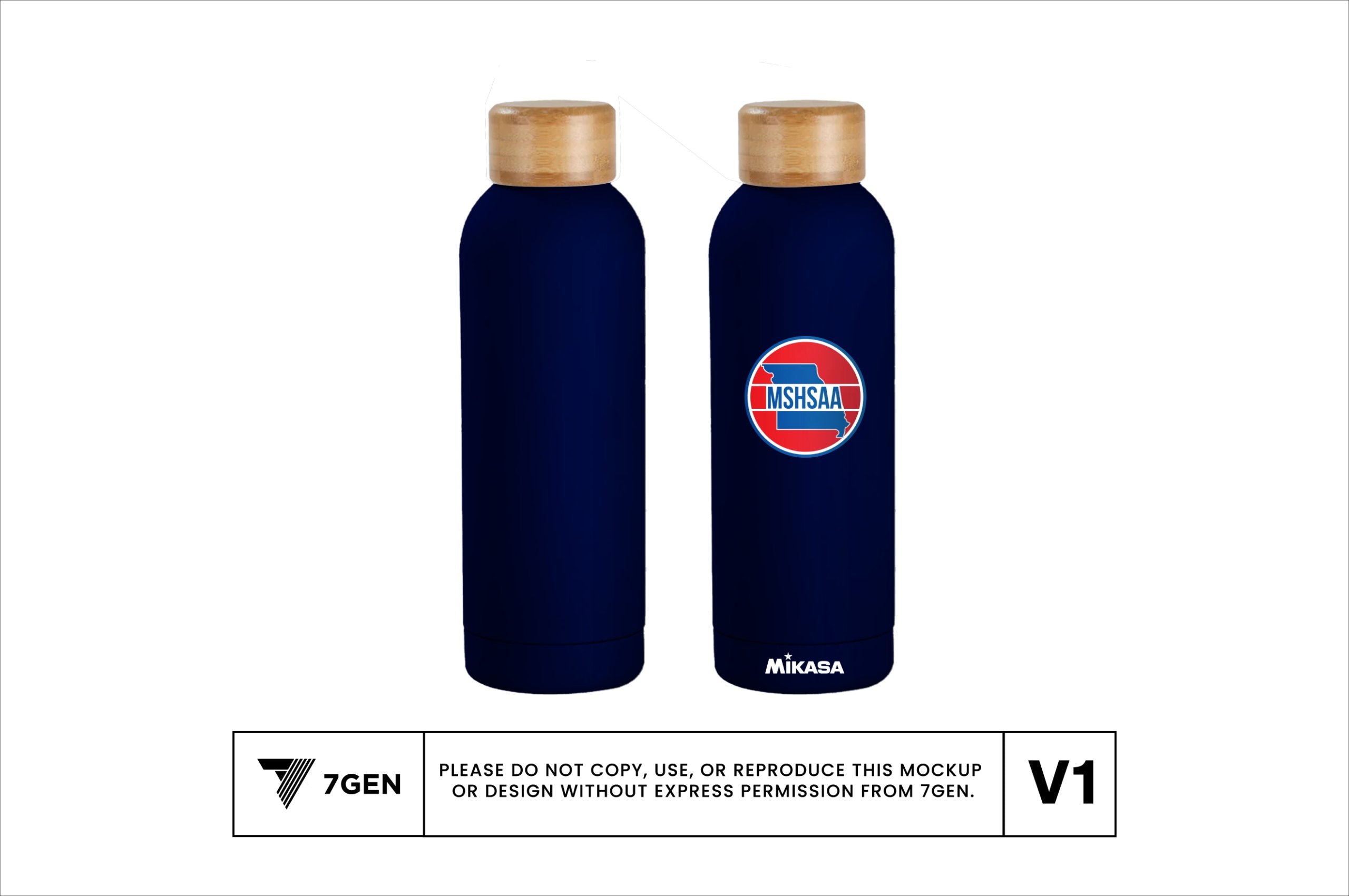 Water Bottle - Navy Blue