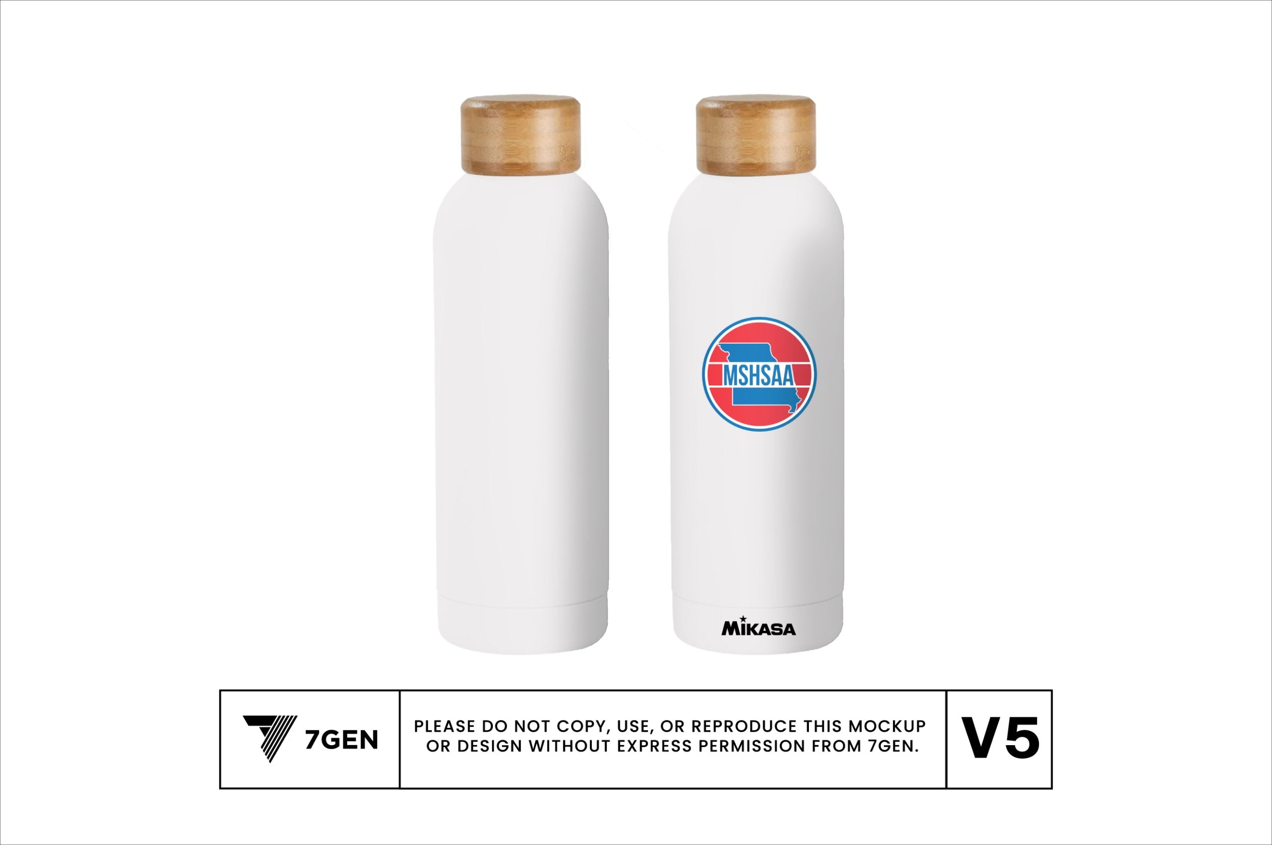 Water Bottle - White