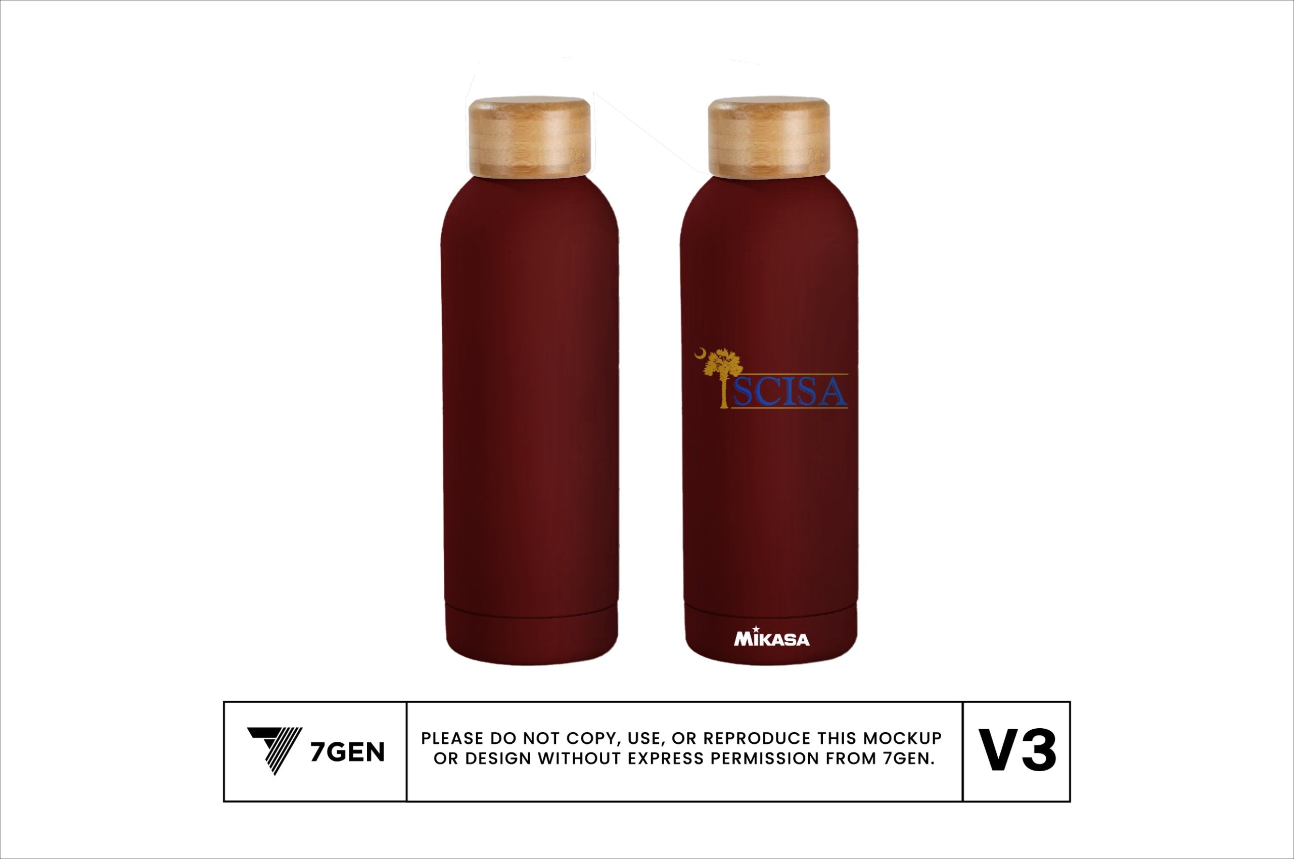 Water Bottle - Maroon