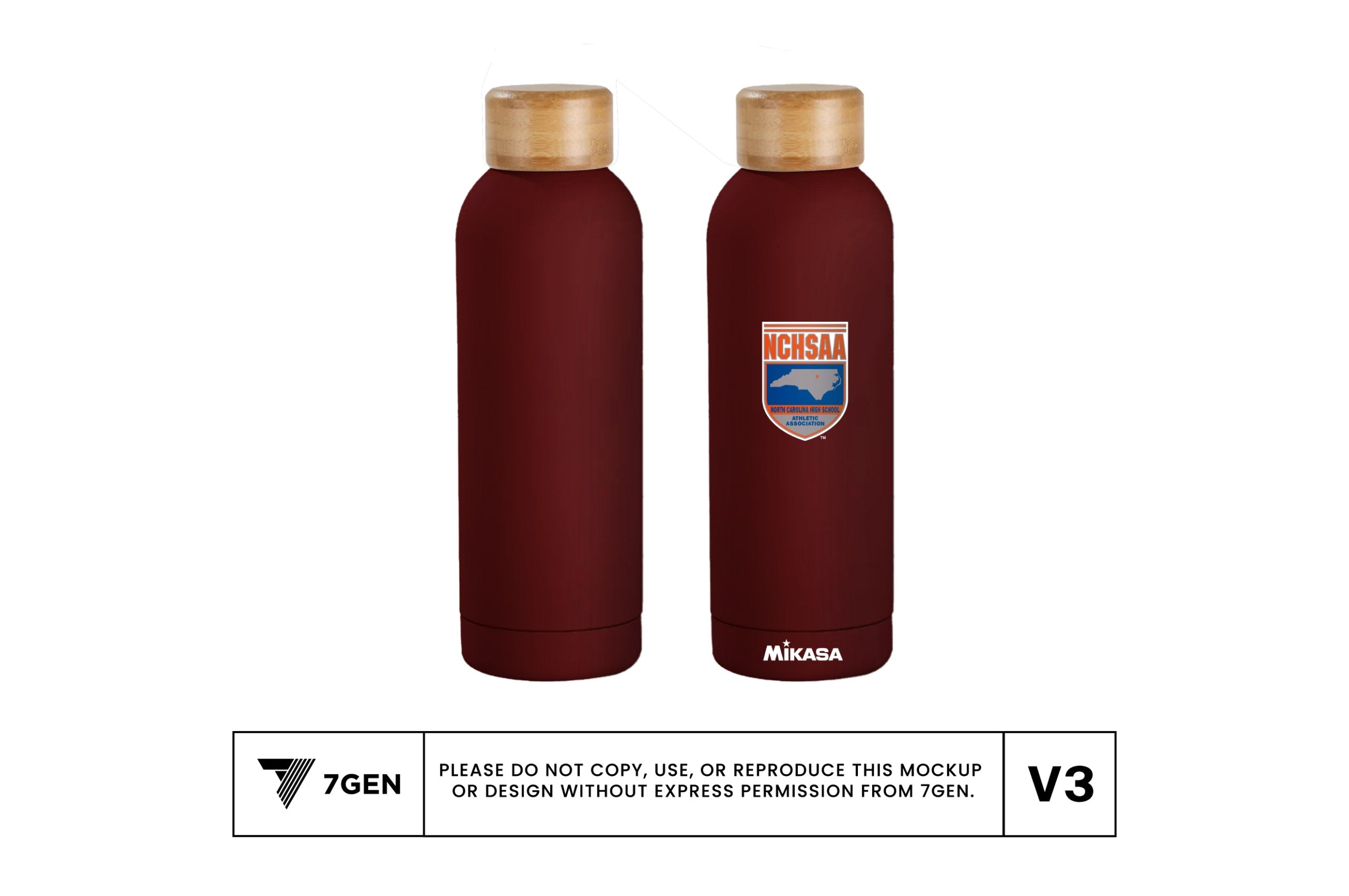Water Bottle - Maroon