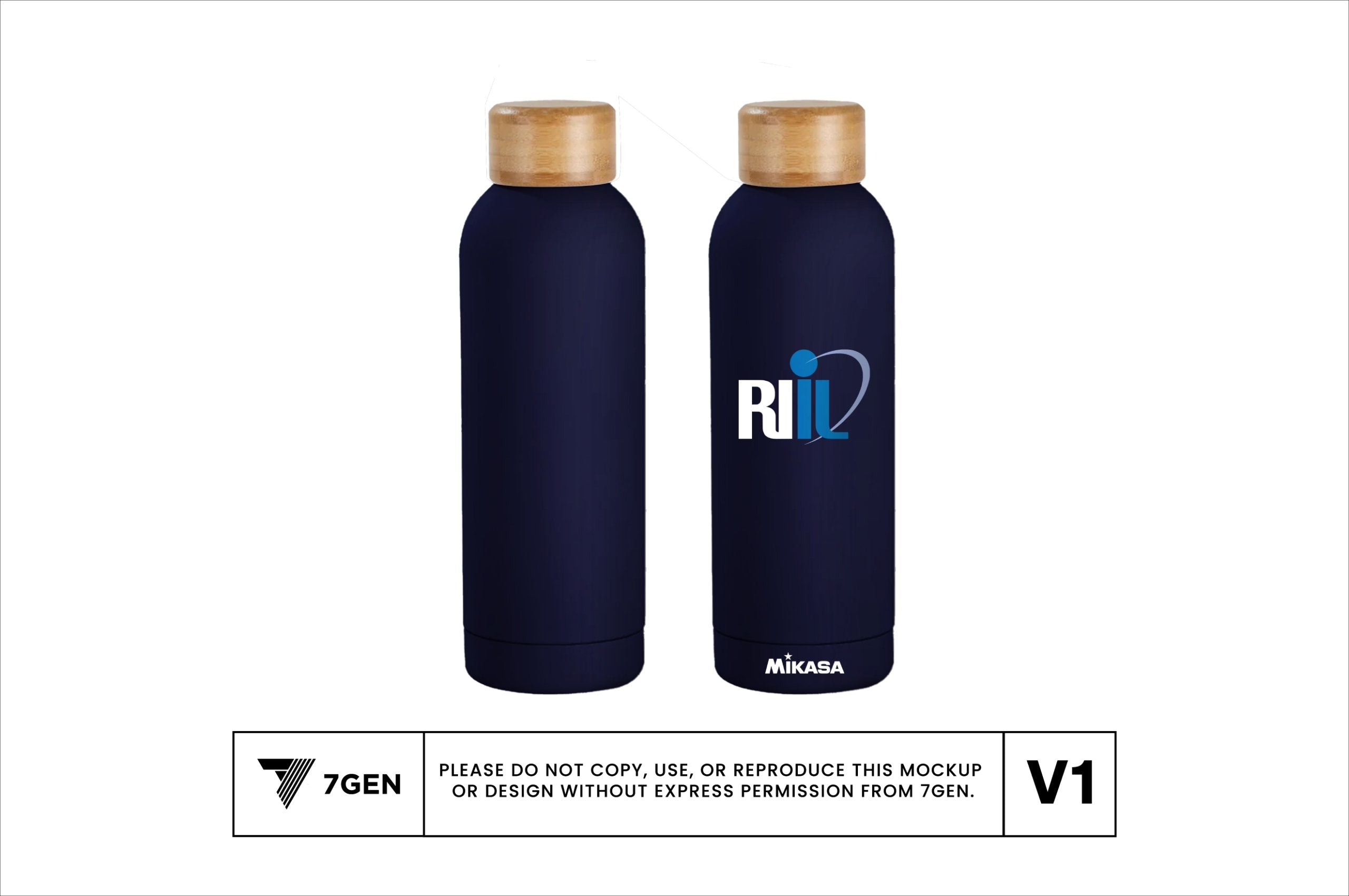 Water Bottle - Navy Blue