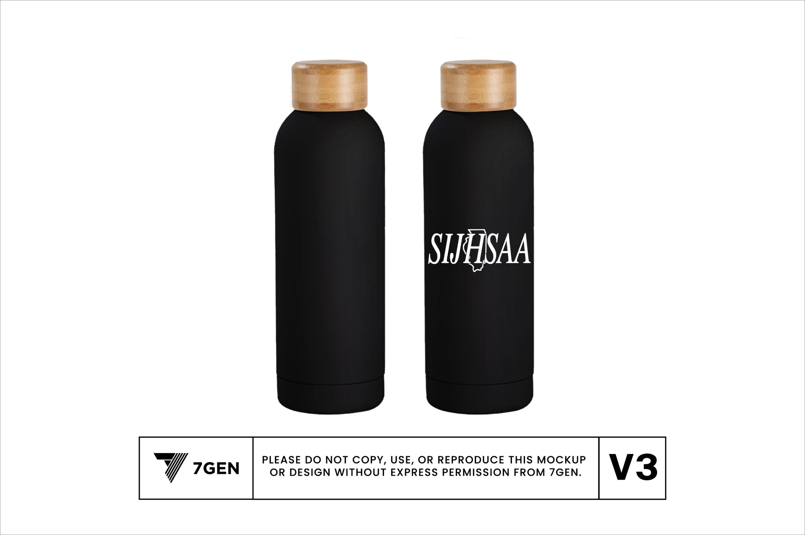 Water Bottle - Black