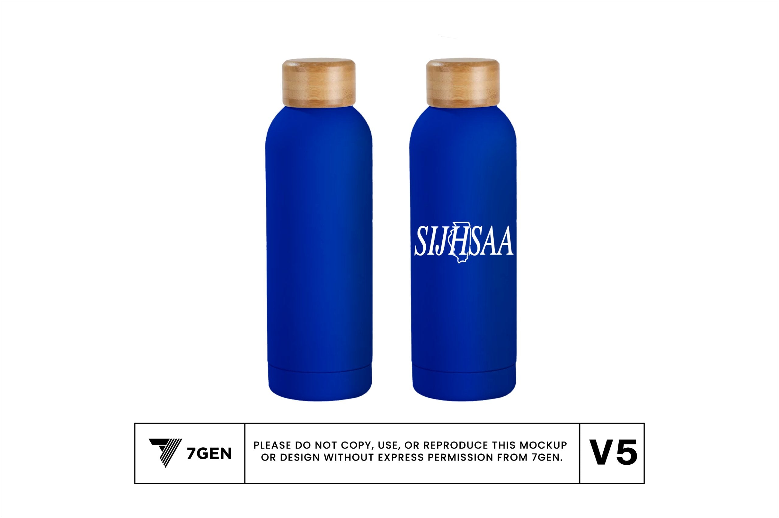 Water Bottle - Royal Blue