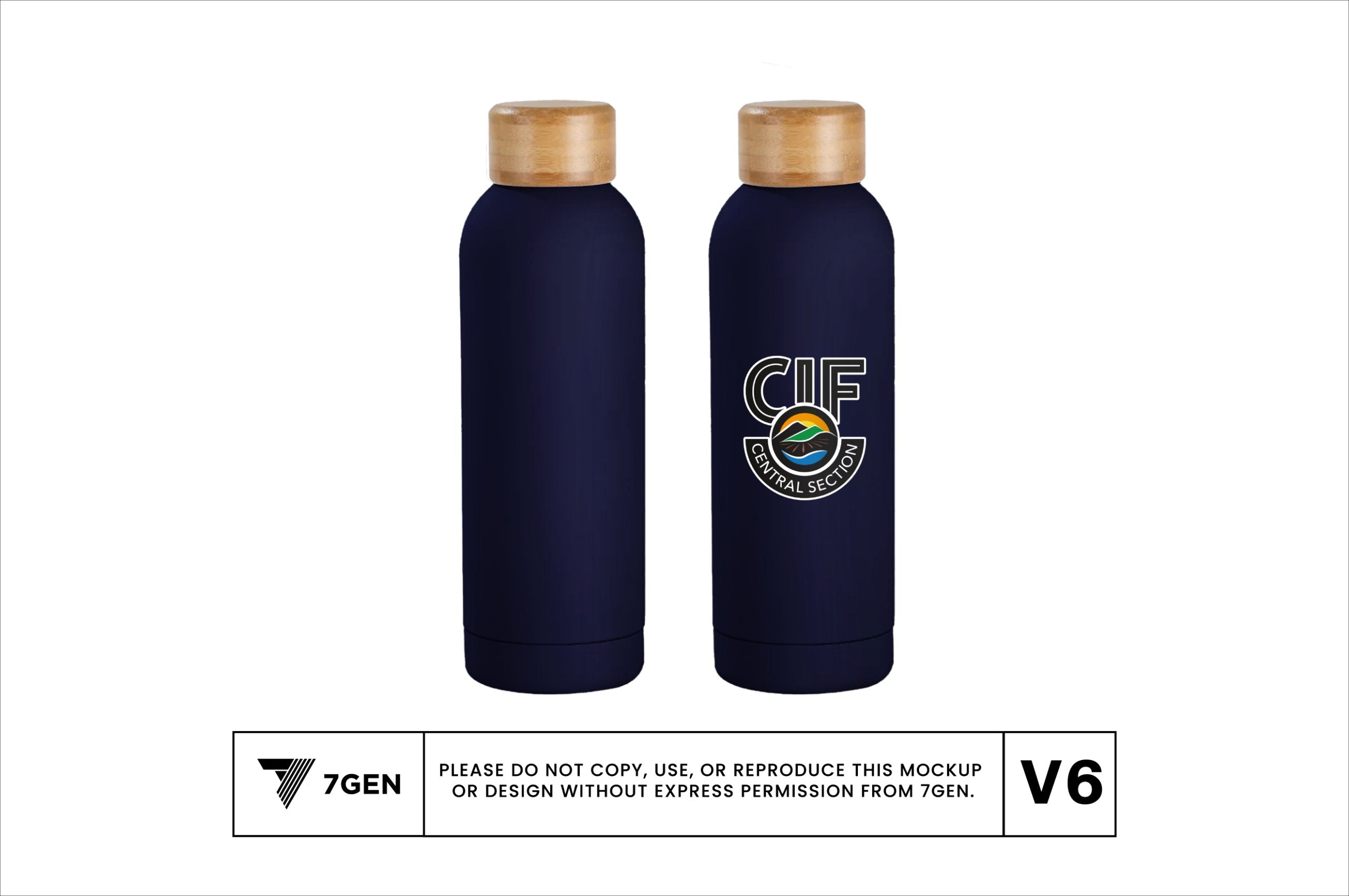 Water Bottle - Navy Blue
