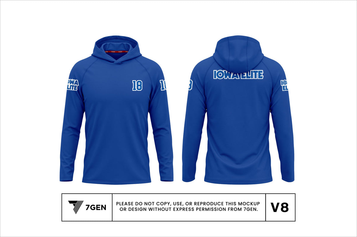 Training Hooded LS - Blue