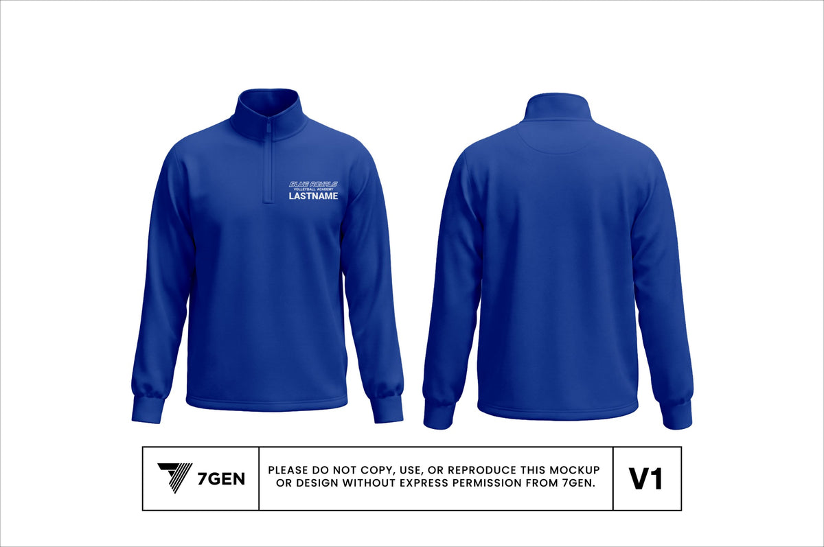 Men's 1/4 Zip - Royal Blue