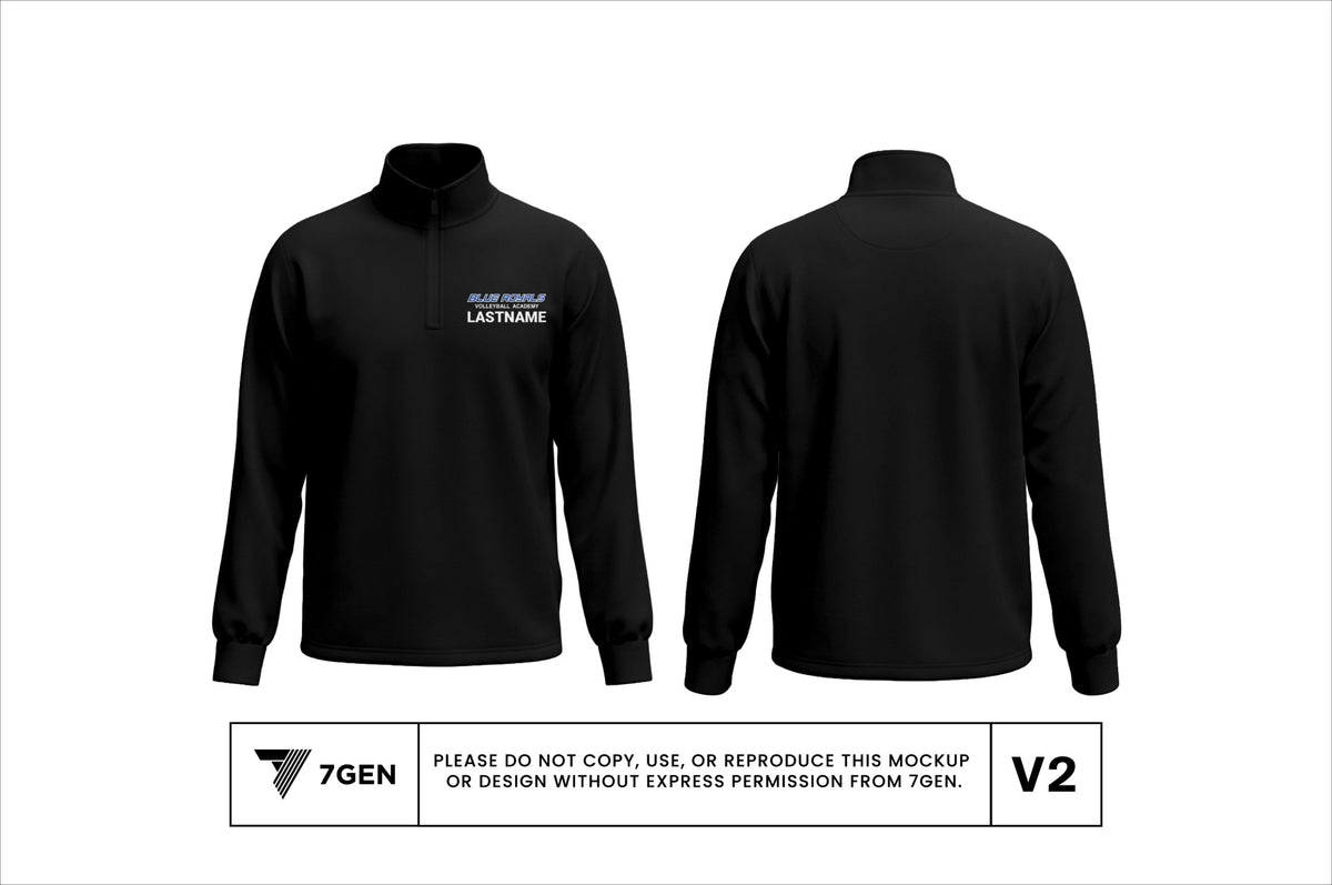 Men's 1/4 Zip - Black