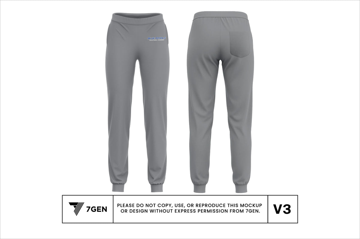 Unisex Cotton Cuff Sweatpants - Grey