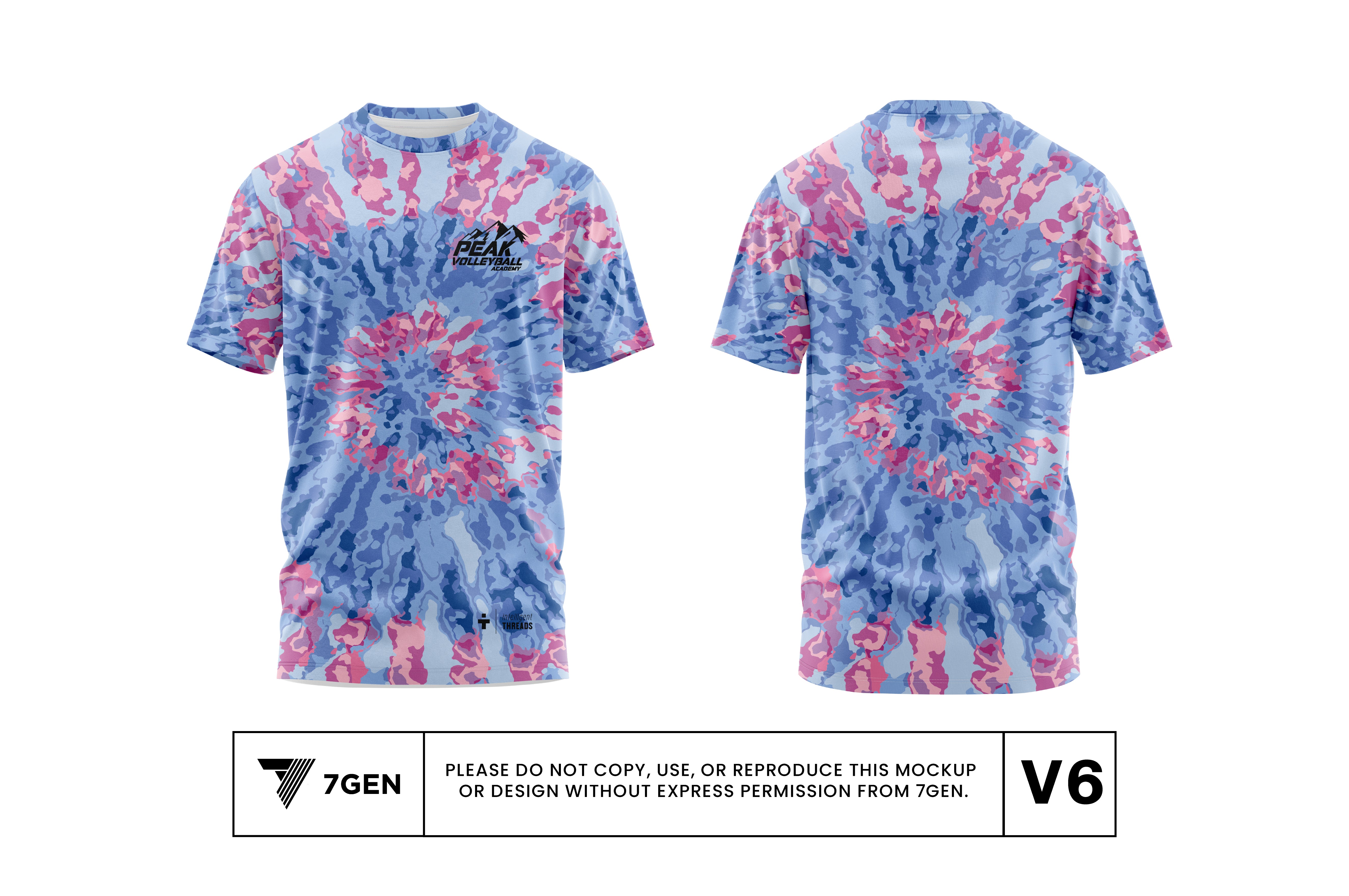 Practice Shirt (Tye Dye - Blue)