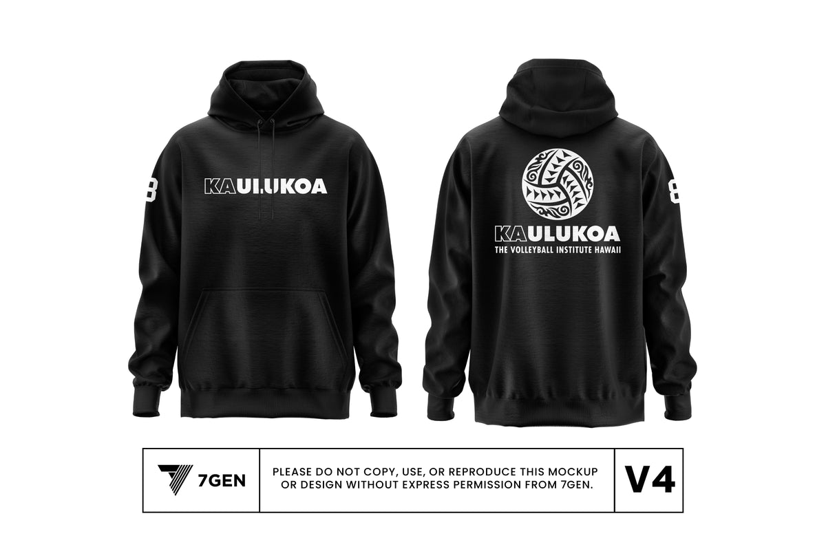 Koa Unisex Hoodie - Black