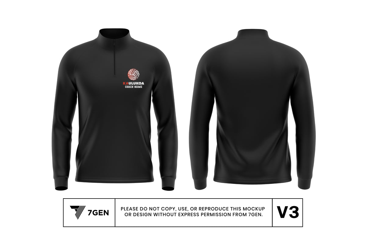 Koa 1/4 Zip - Black