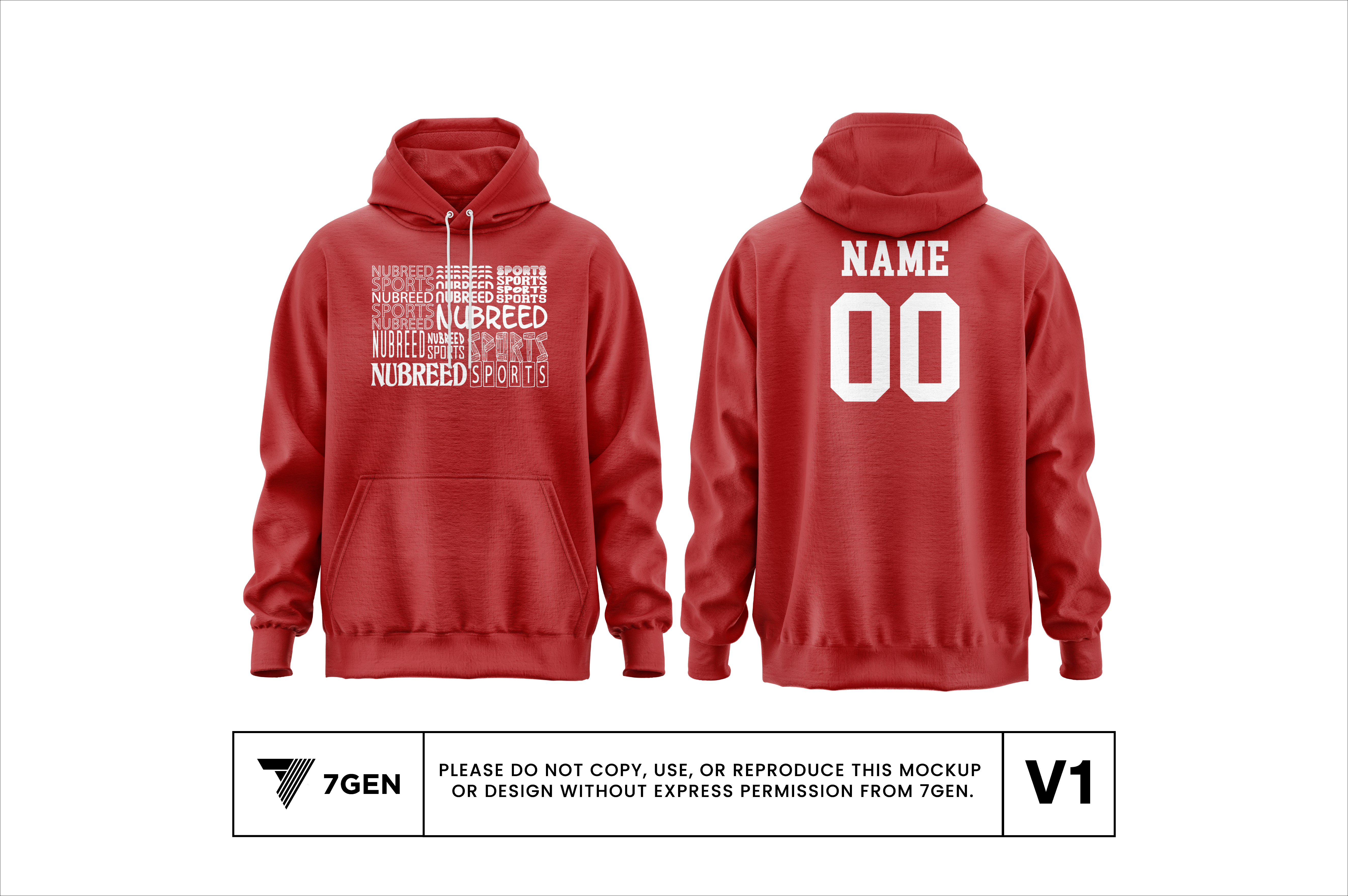 NuBreed Sports Hoodie - Red