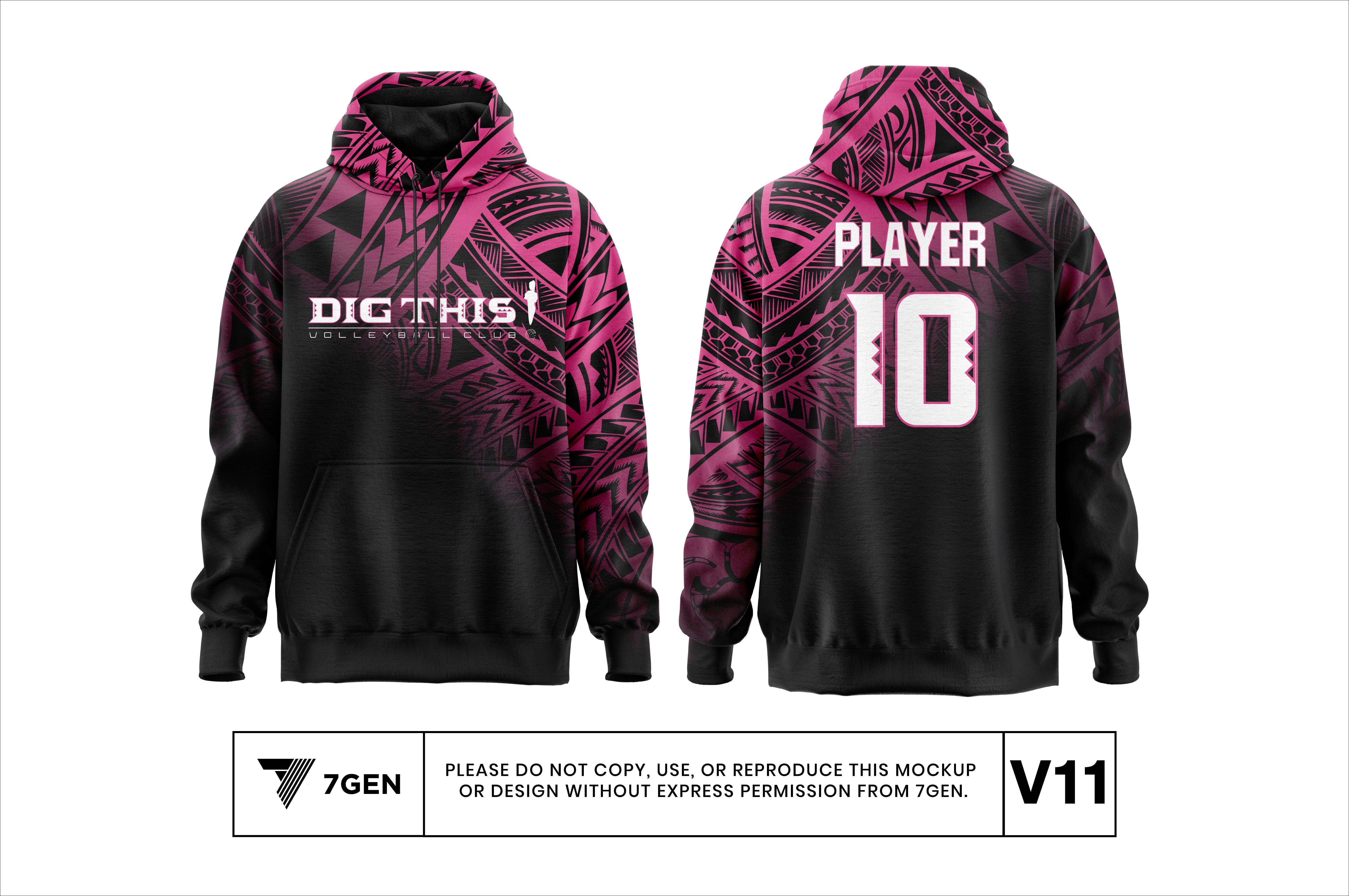 Pullover Fan Hoodie - Grey